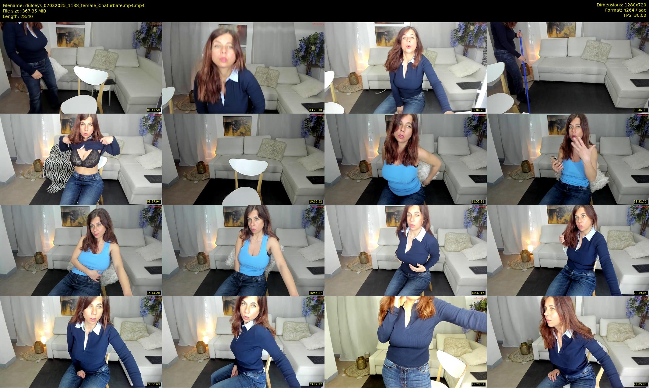 dulceys — 29 minute Chaturbate female cam show recording, 720p, Mar 7, 2025