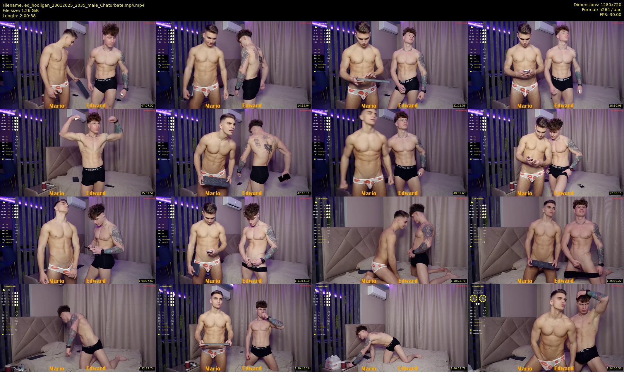 ed_hooligan — 121 minute Chaturbate male cam show recording, 720p, Jan 23, 2025