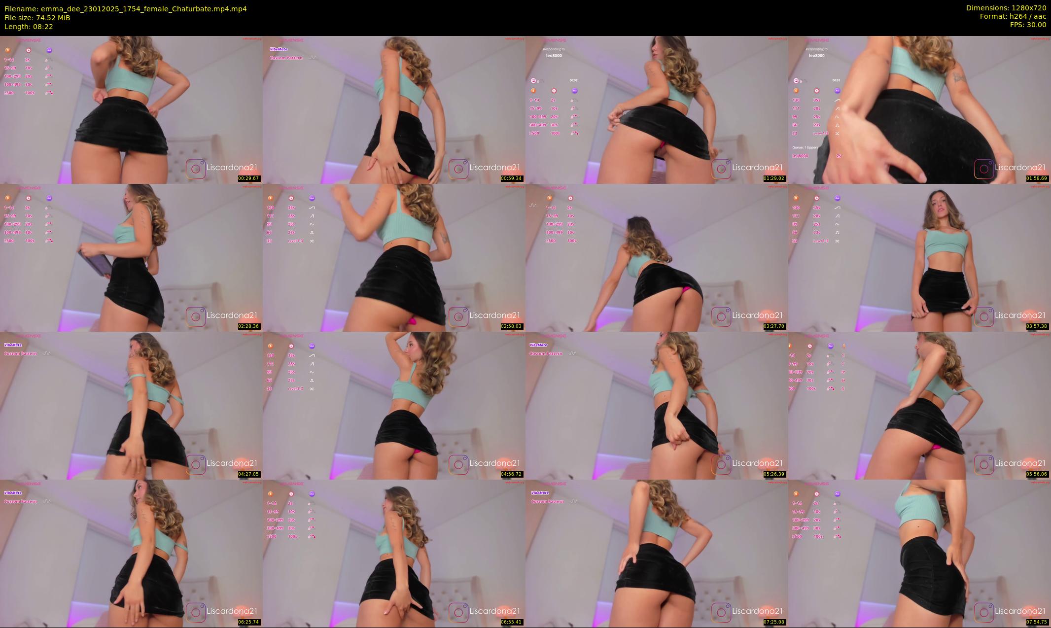 emma_dee — 9 minute Chaturbate female cam show recording, 720p, Jan 23, 2025