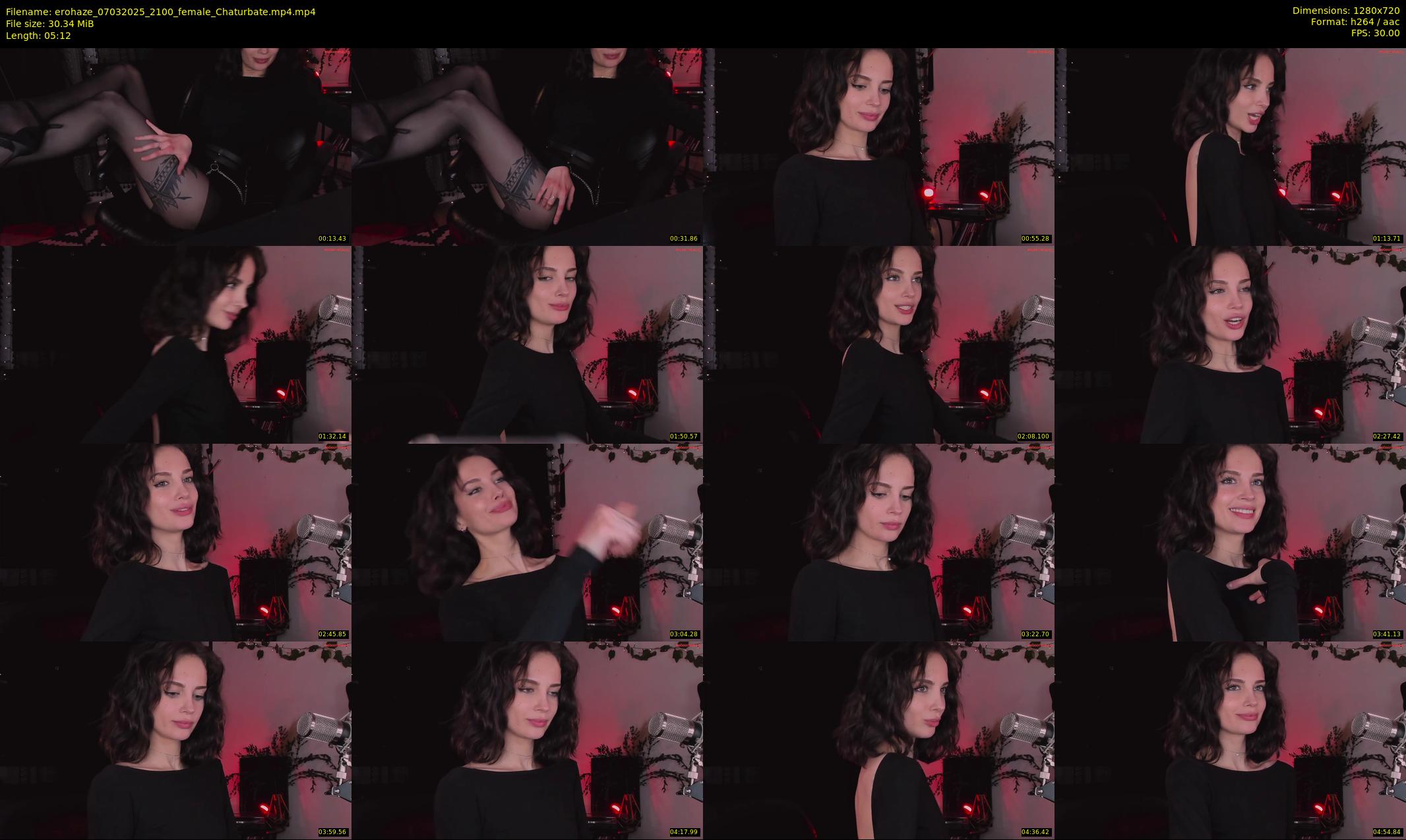erohaze — 6 minute Chaturbate female cam show recording, 720p, Mar 7, 2025