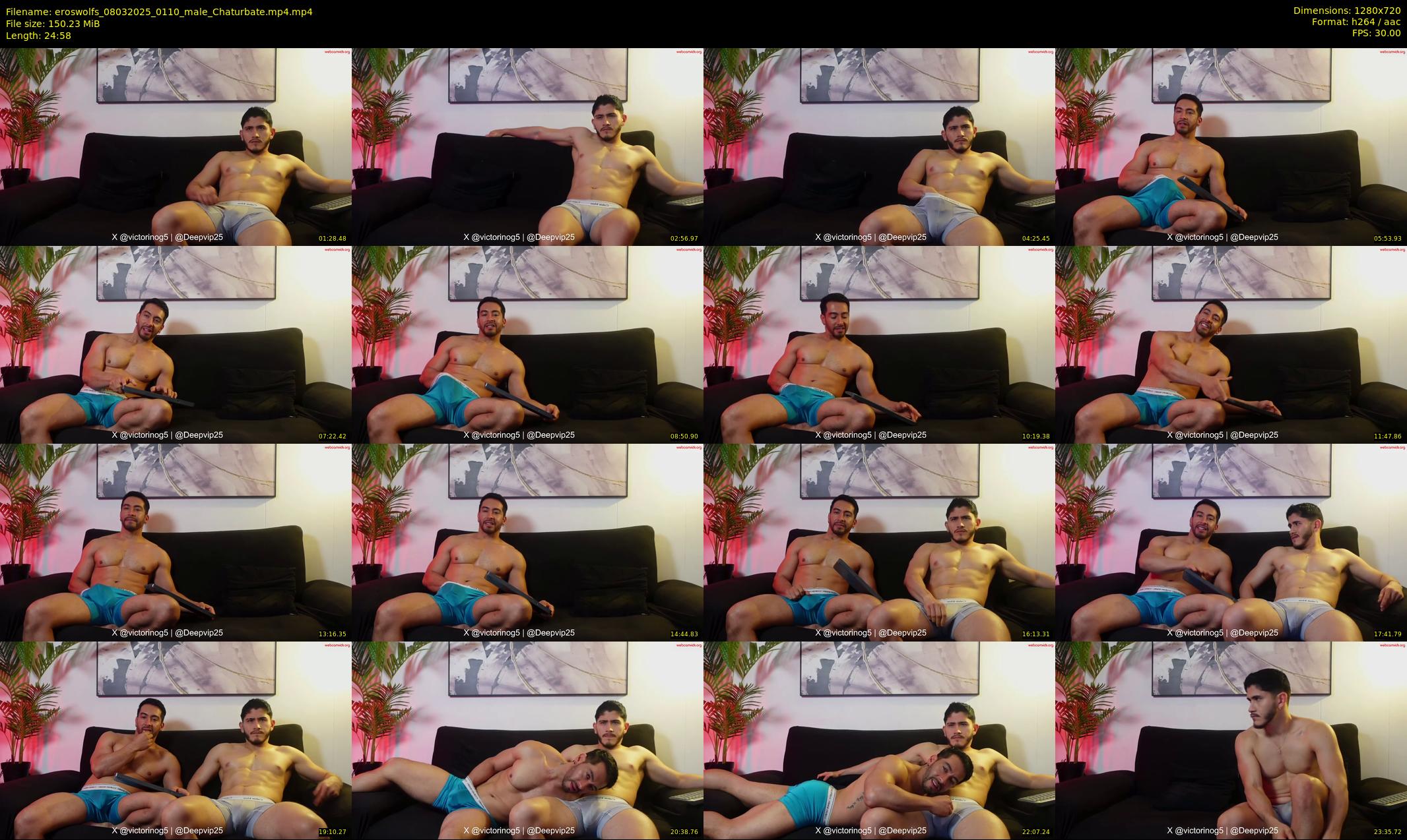eroswolfs — 25 minute Chaturbate male cam show recording, 720p, Mar 8, 2025