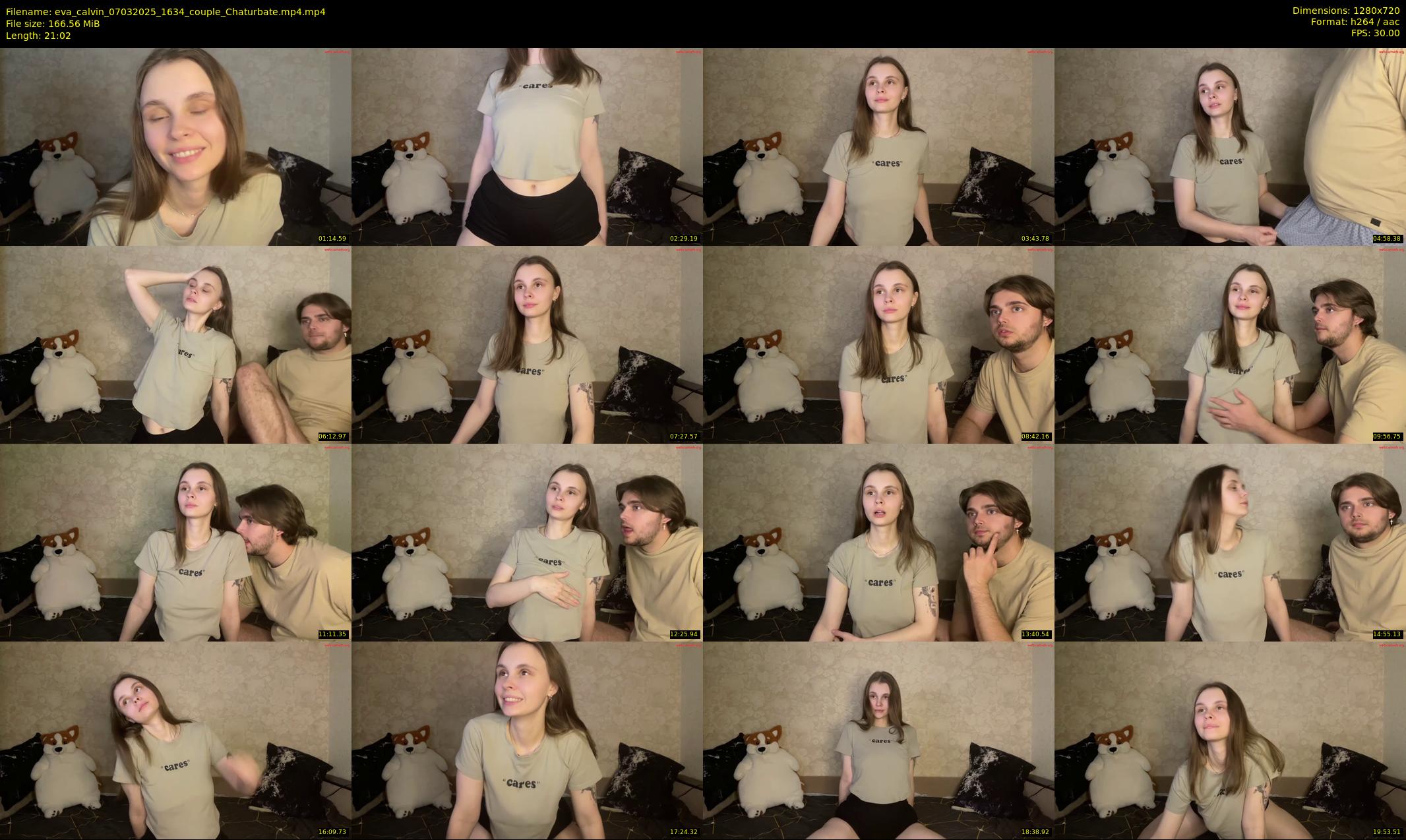eva_calvin — 22 minute Chaturbate couple cam show recording, 720p, Mar 7, 2025
