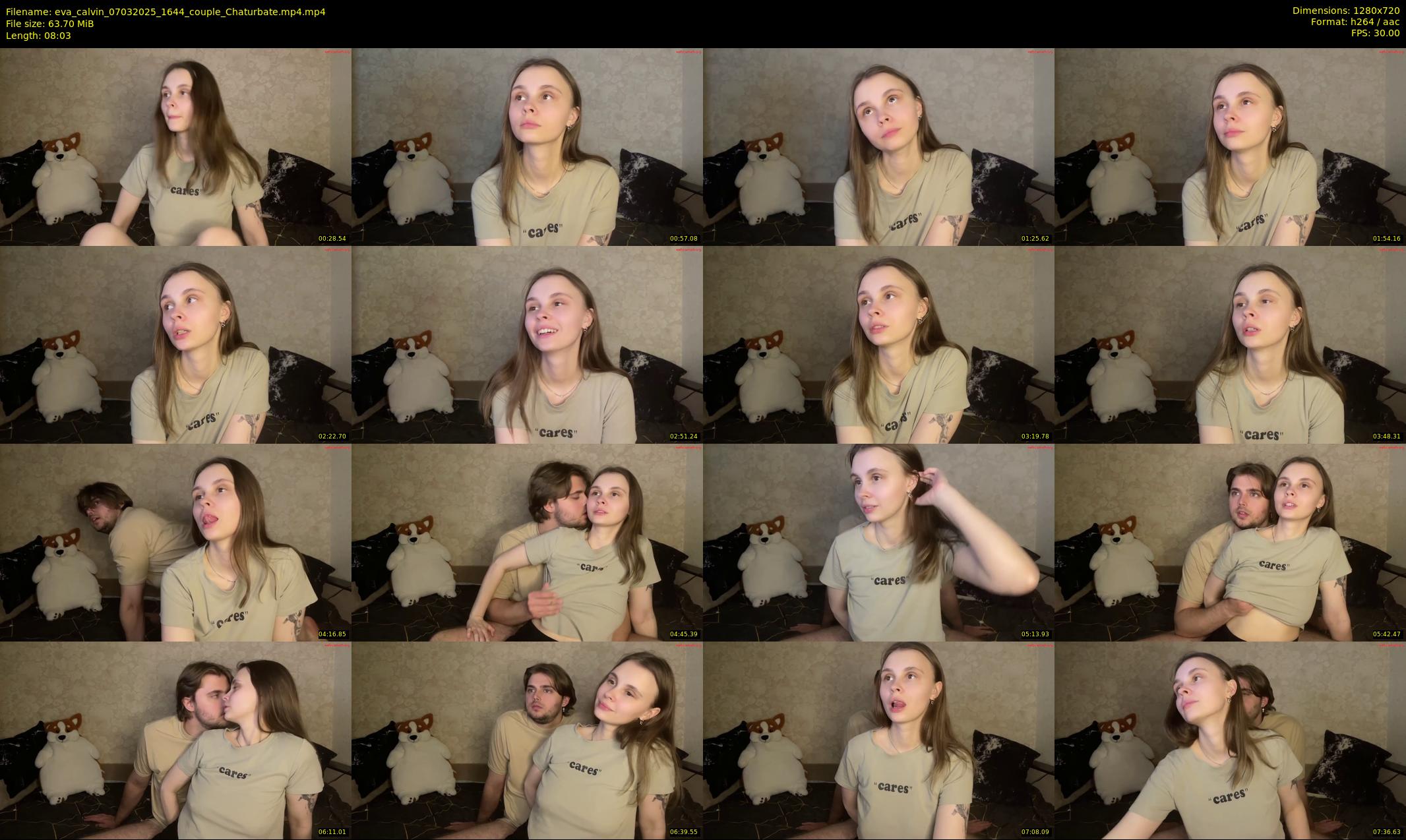 eva_calvin — 9 minute Chaturbate couple cam show recording, 720p, Mar 7, 2025