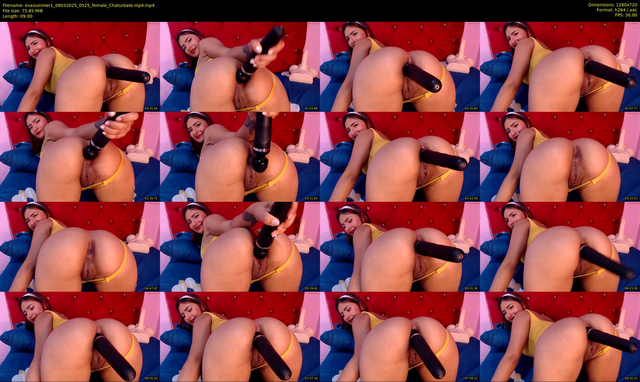 evasummer1 — 9 minute Chaturbate female cam show recording, 720p, Mar 8, 2025