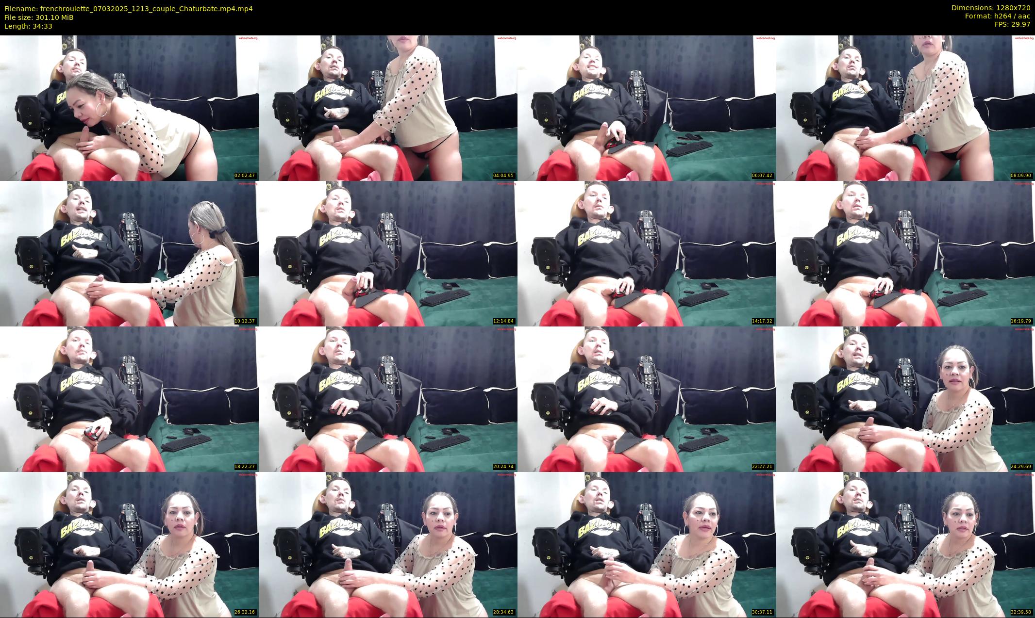 frenchroulette — 35 minute Chaturbate couple cam show recording, 720p, Mar 7, 2025