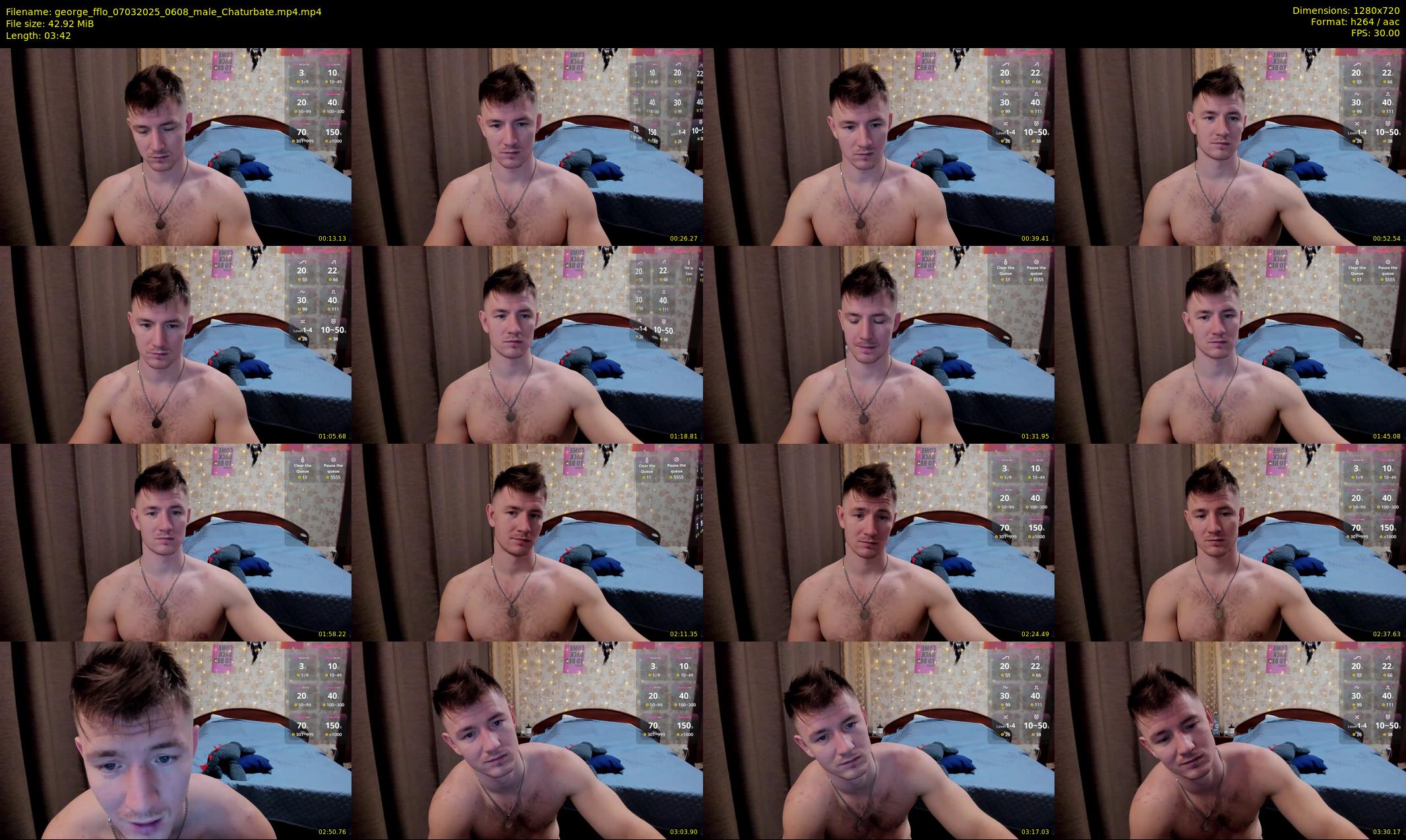 george_fflo — 4 minute Chaturbate male cam show recording, 720p, Mar 7, 2025