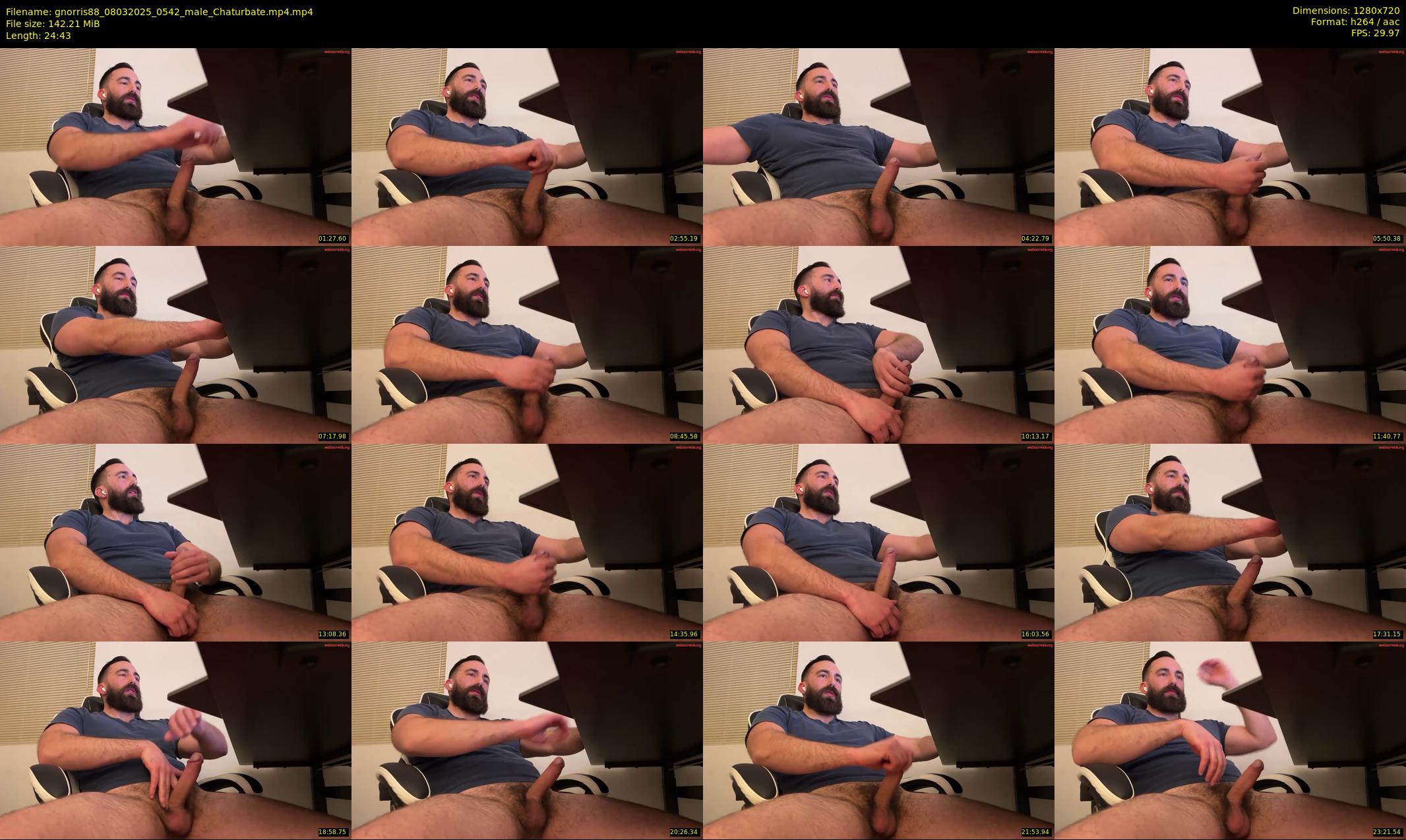 gnorris88 — 25 minute Chaturbate male cam show recording, 720p, Mar 8, 2025