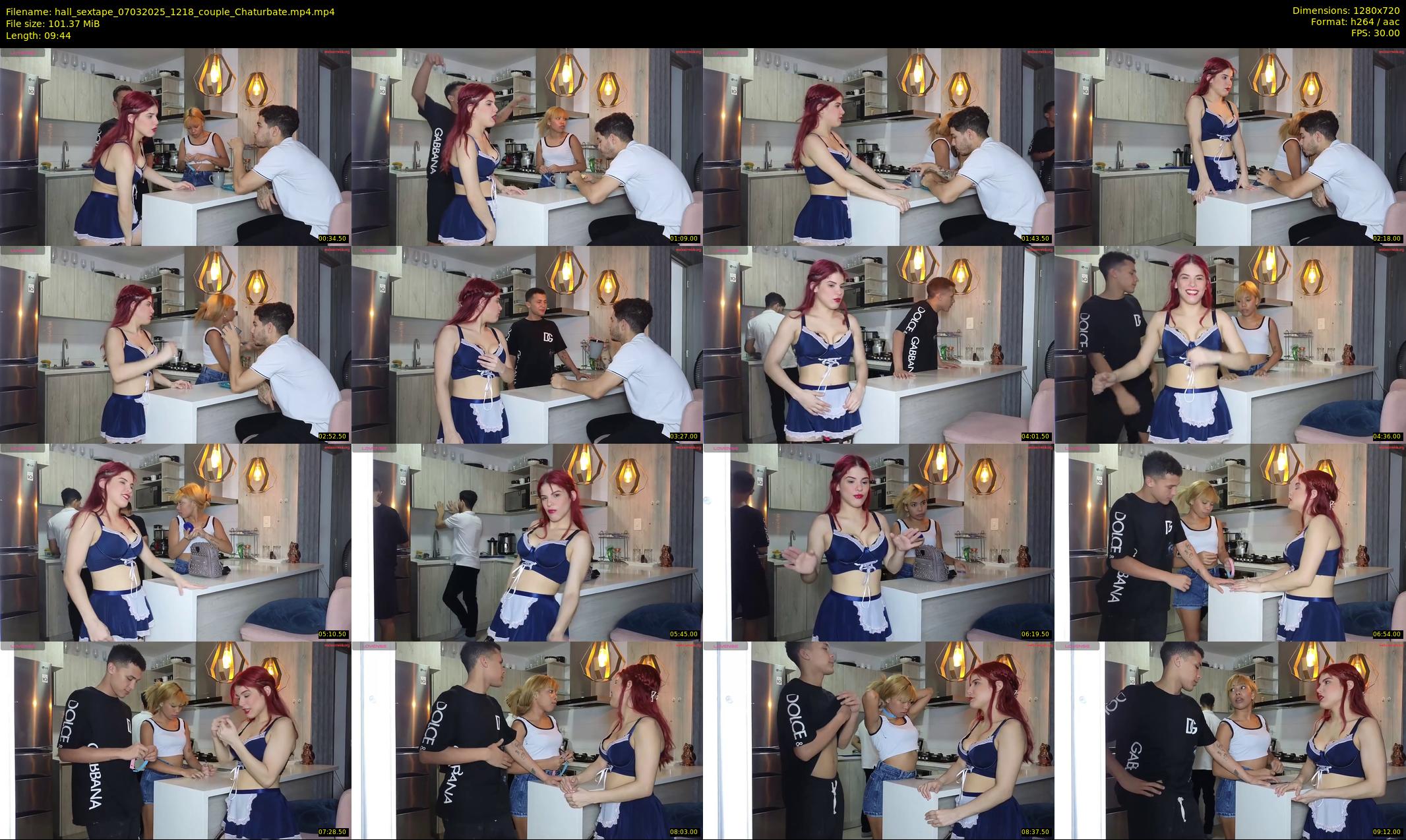 hall_sextape — 10 minute Chaturbate couple cam show recording, 720p, Mar 7, 2025