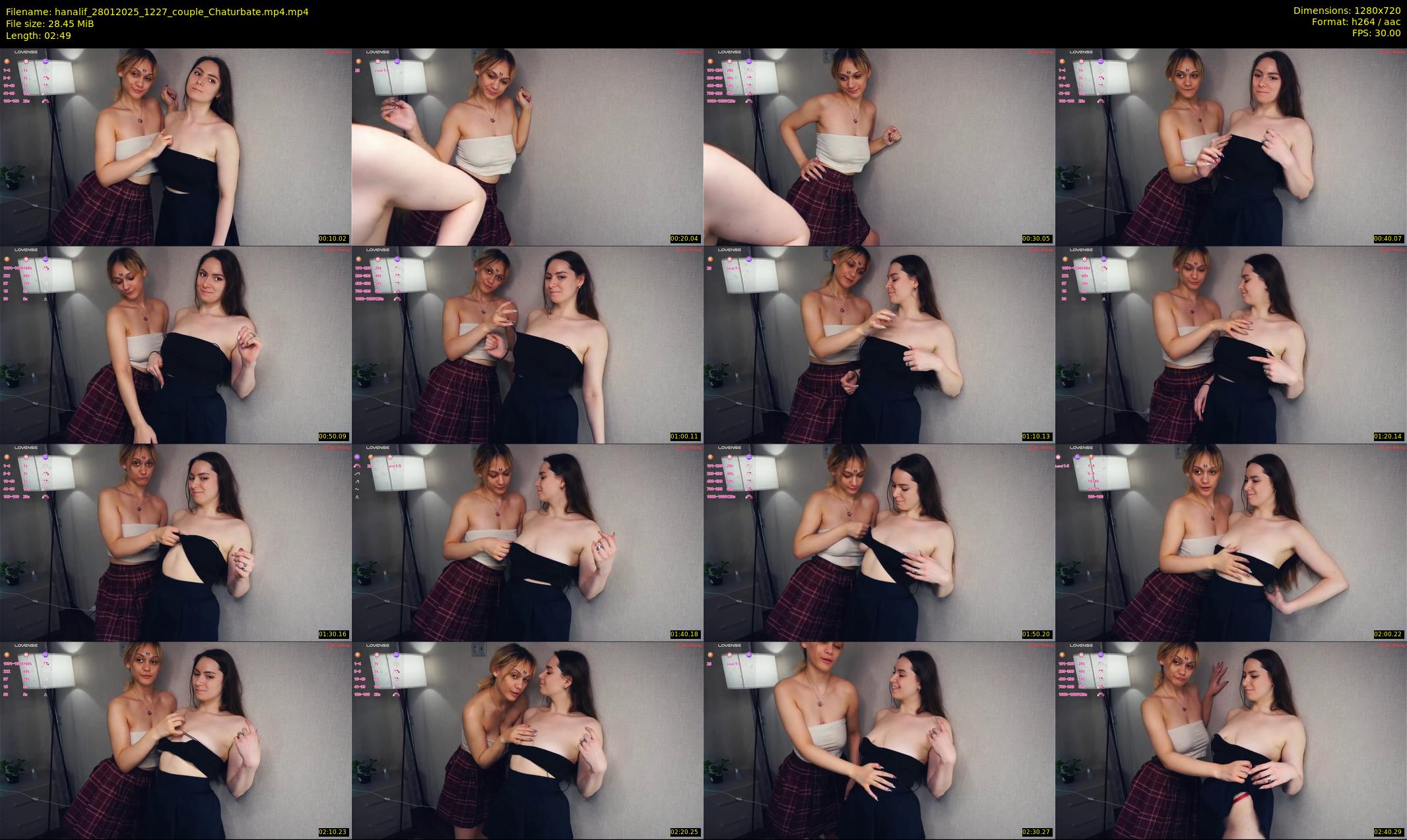 hanalif — 3 minute Chaturbate female cam show recording, 720p, Jan 28, 2025
