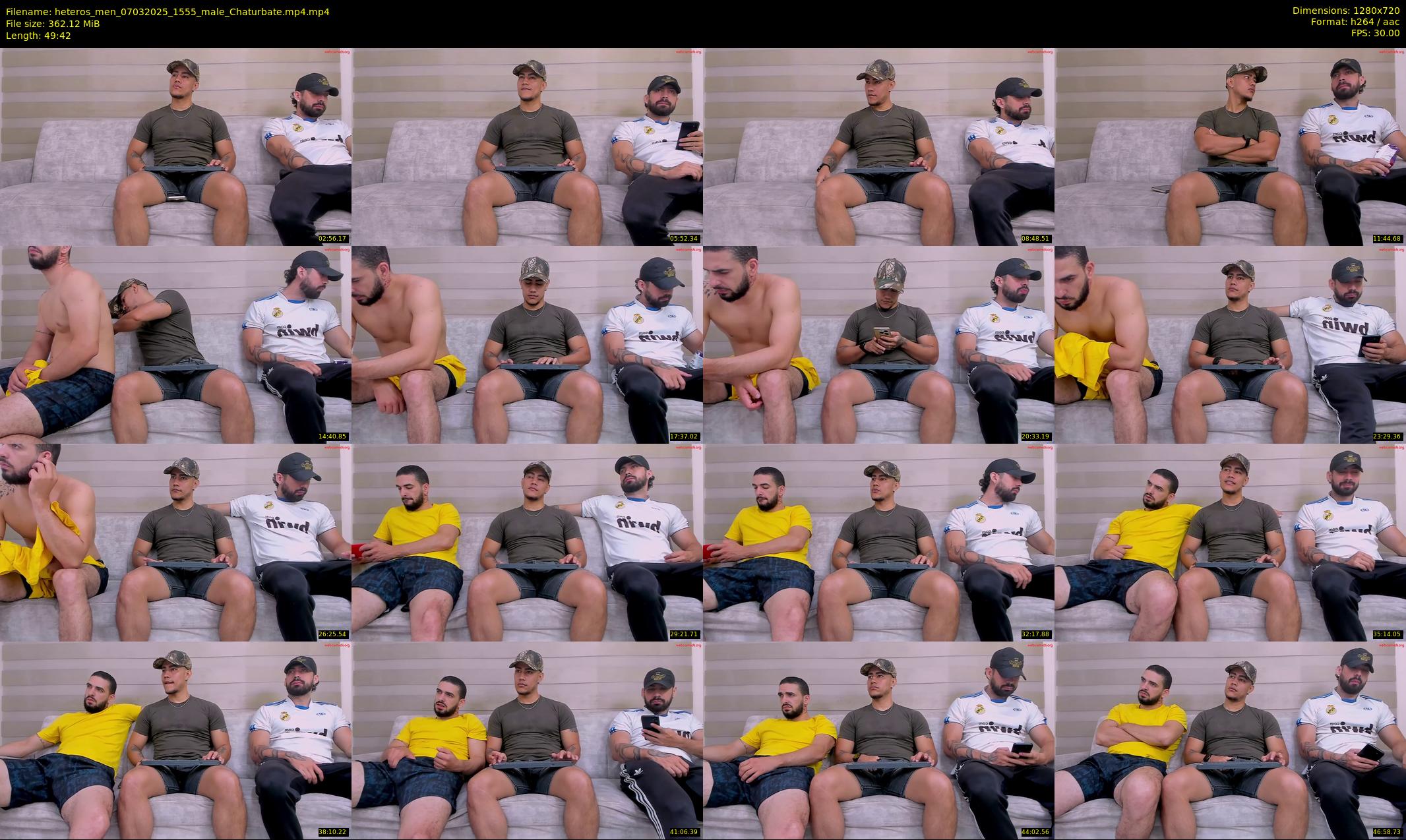 heteros_men — 50 minute Chaturbate male cam show recording, 720p, Mar 7, 2025
