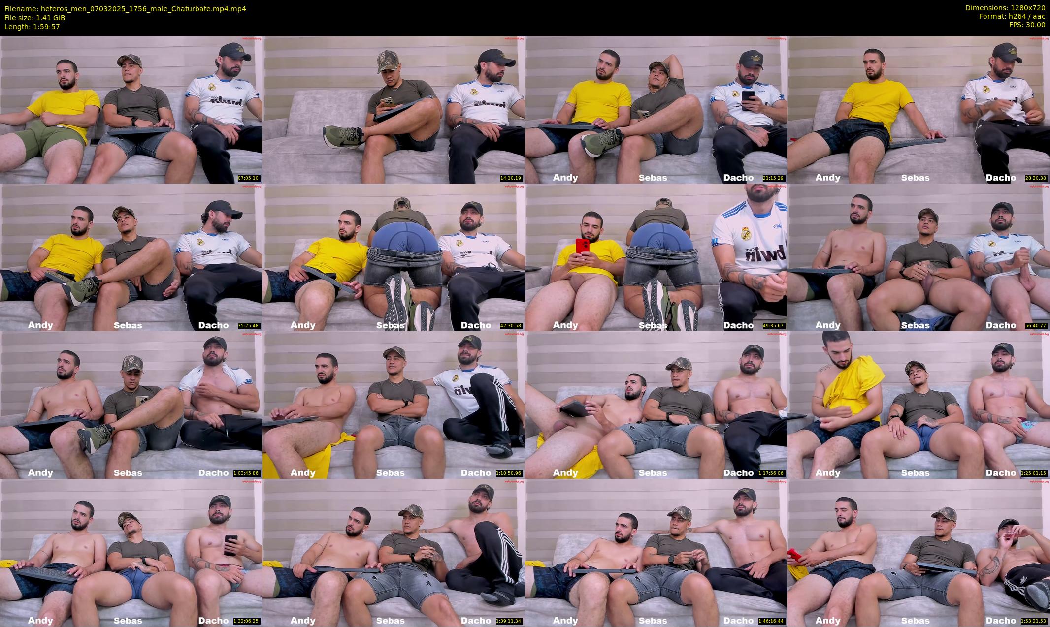 heteros_men — 120 minute Chaturbate male cam show recording, 720p, Mar 7, 2025
