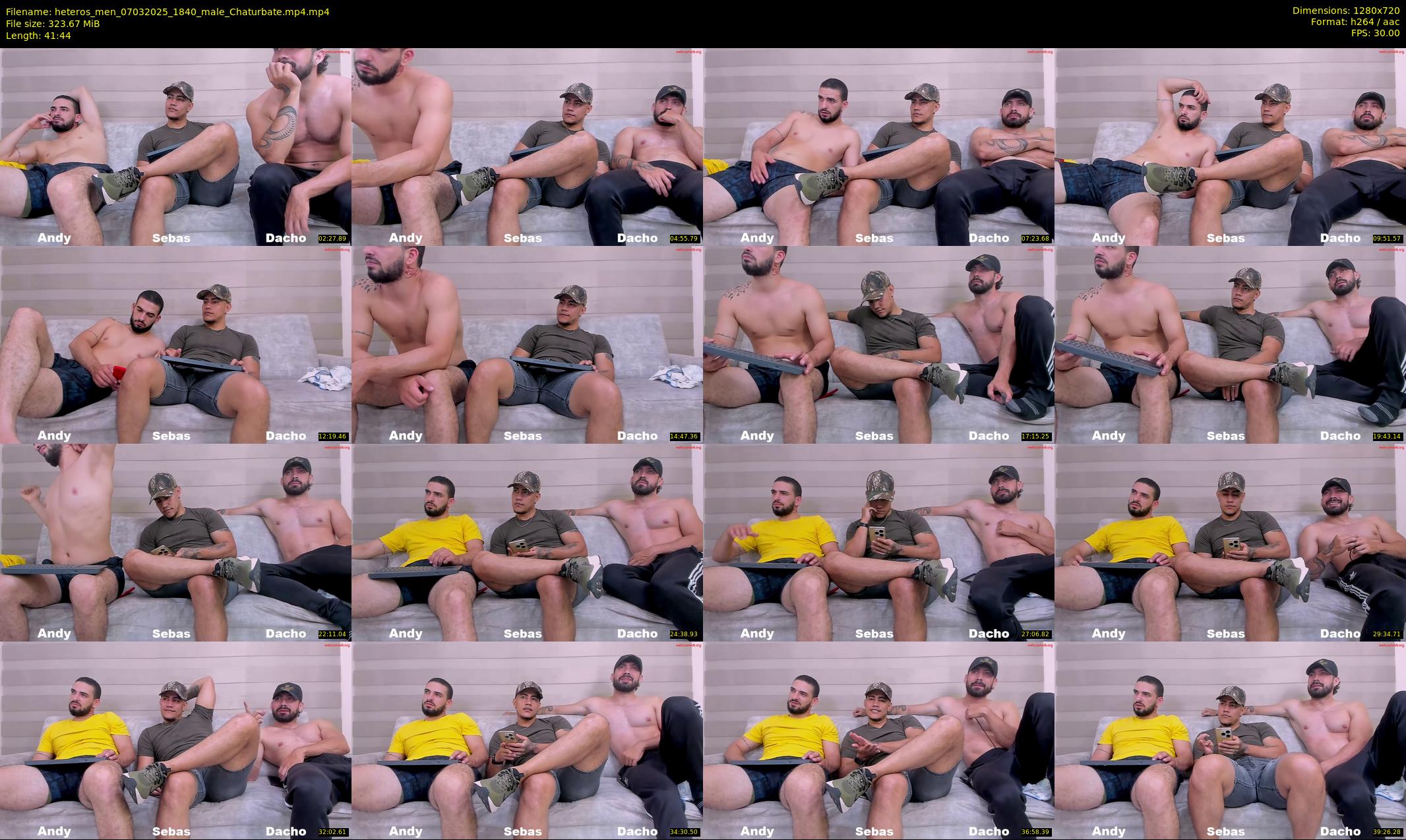 heteros_men — 42 minute Chaturbate male cam show recording, 720p, Mar 7, 2025