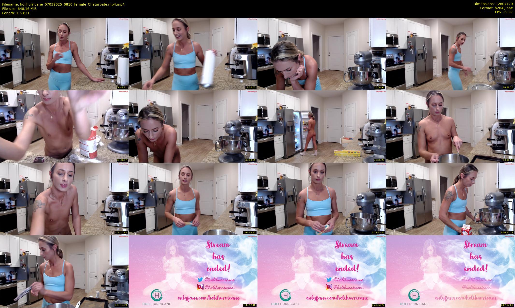 holihurricane — 114 minute Chaturbate female cam show recording, 720p, Mar 7, 2025