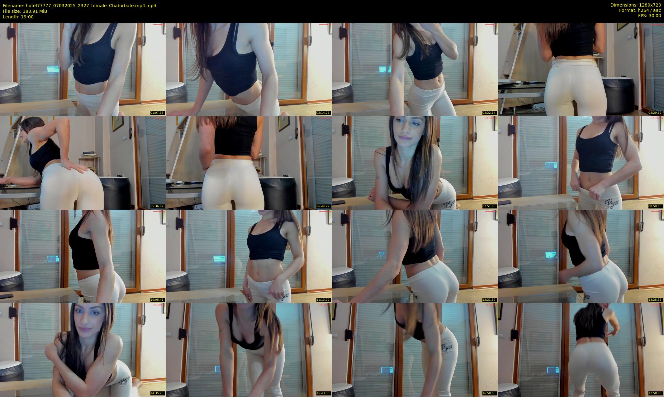 hotel77777 — 19 minute Chaturbate female cam show recording, 720p, Mar 7, 2025