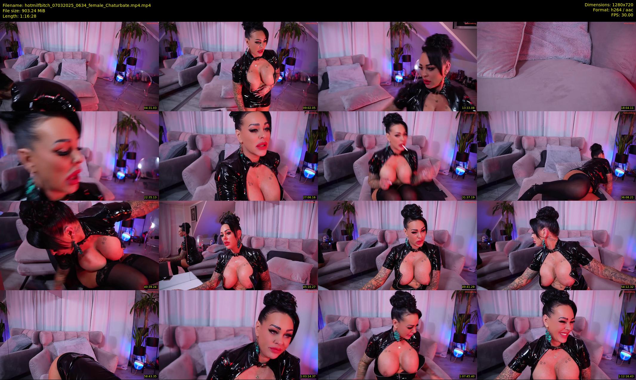 hotmilfbitch — 77 minute Chaturbate female cam show recording, 720p, Mar 7, 2025