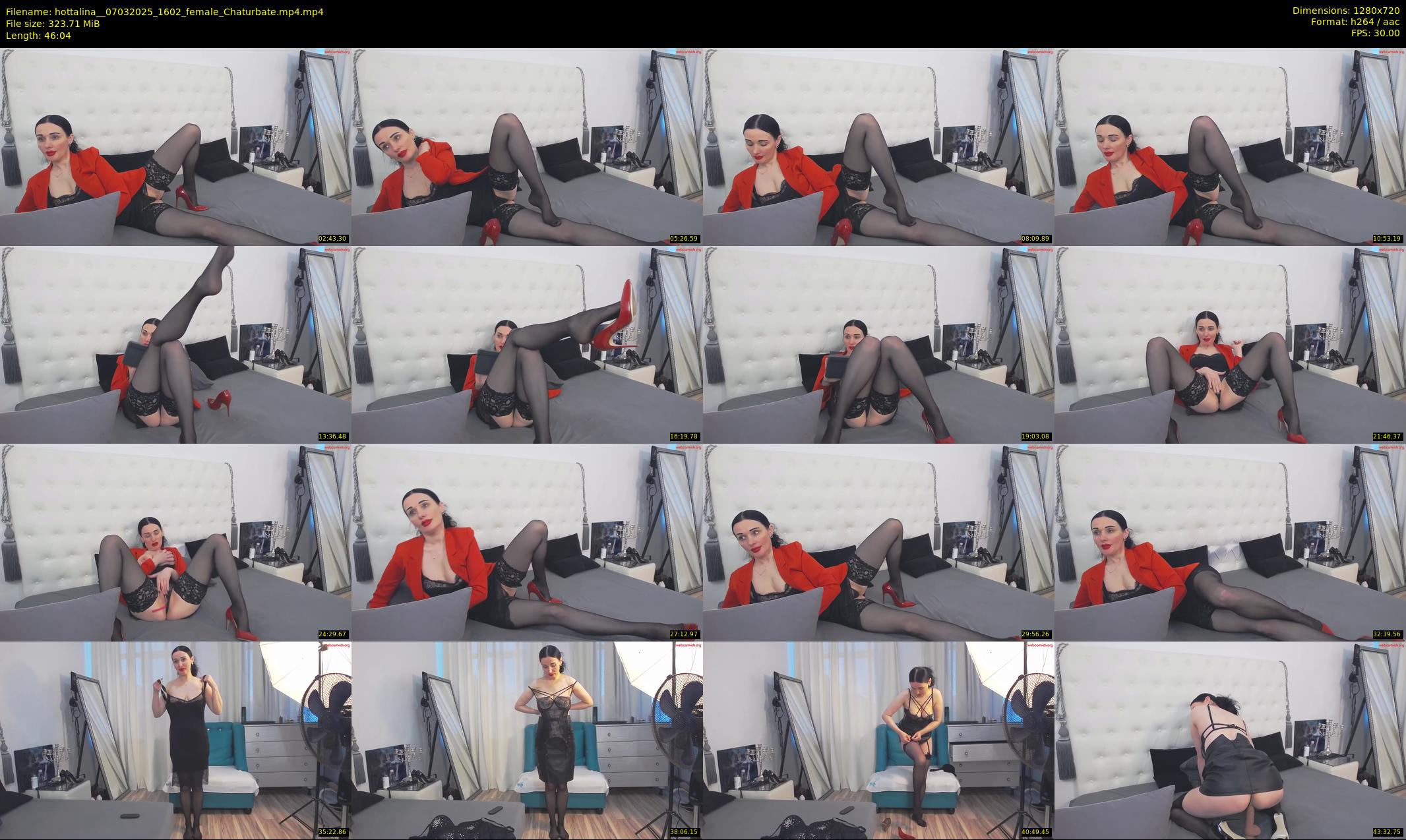 hottalina_ — 47 minute Chaturbate female cam show recording, 720p, Mar 7, 2025