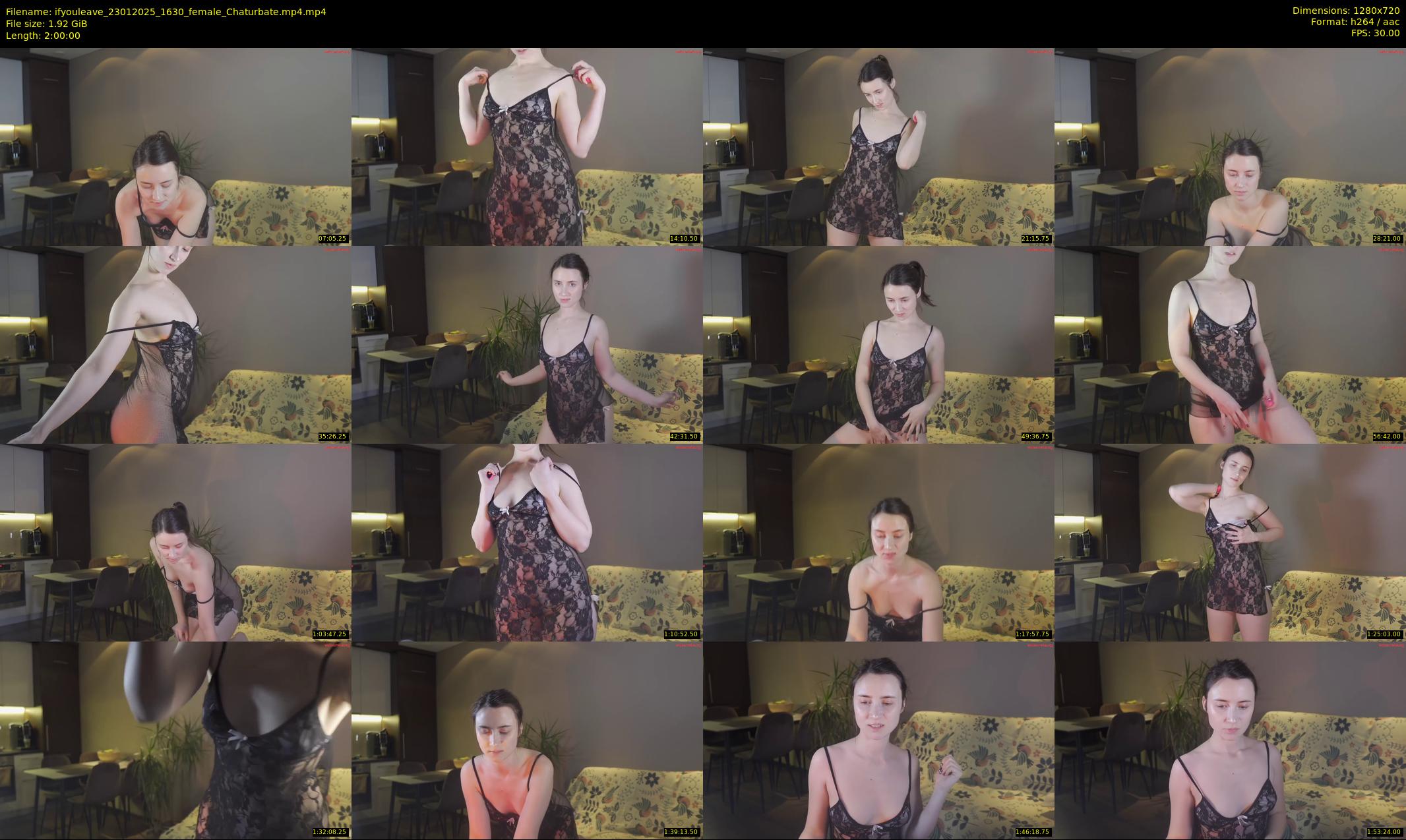 ifyouleave — 120 minute Chaturbate female cam show recording, 720p, Jan 23, 2025