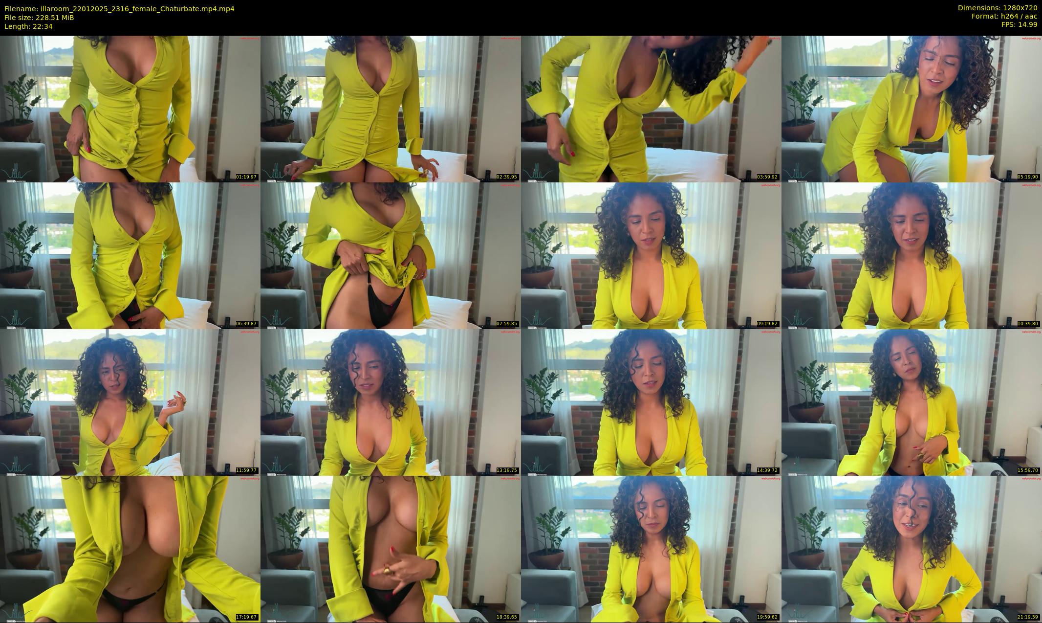 illaroom — 23 minute Chaturbate female cam show recording, 720p, Jan 22, 2025