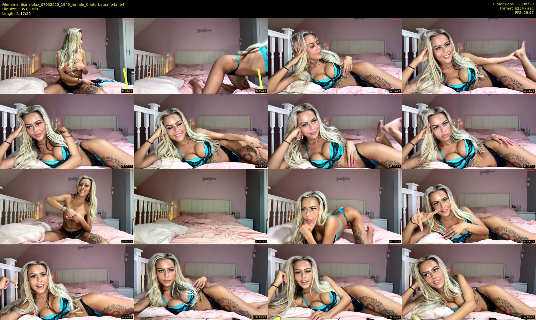 itsmelolax — 78 minute Chaturbate female cam show recording, 720p, Mar 7, 2025