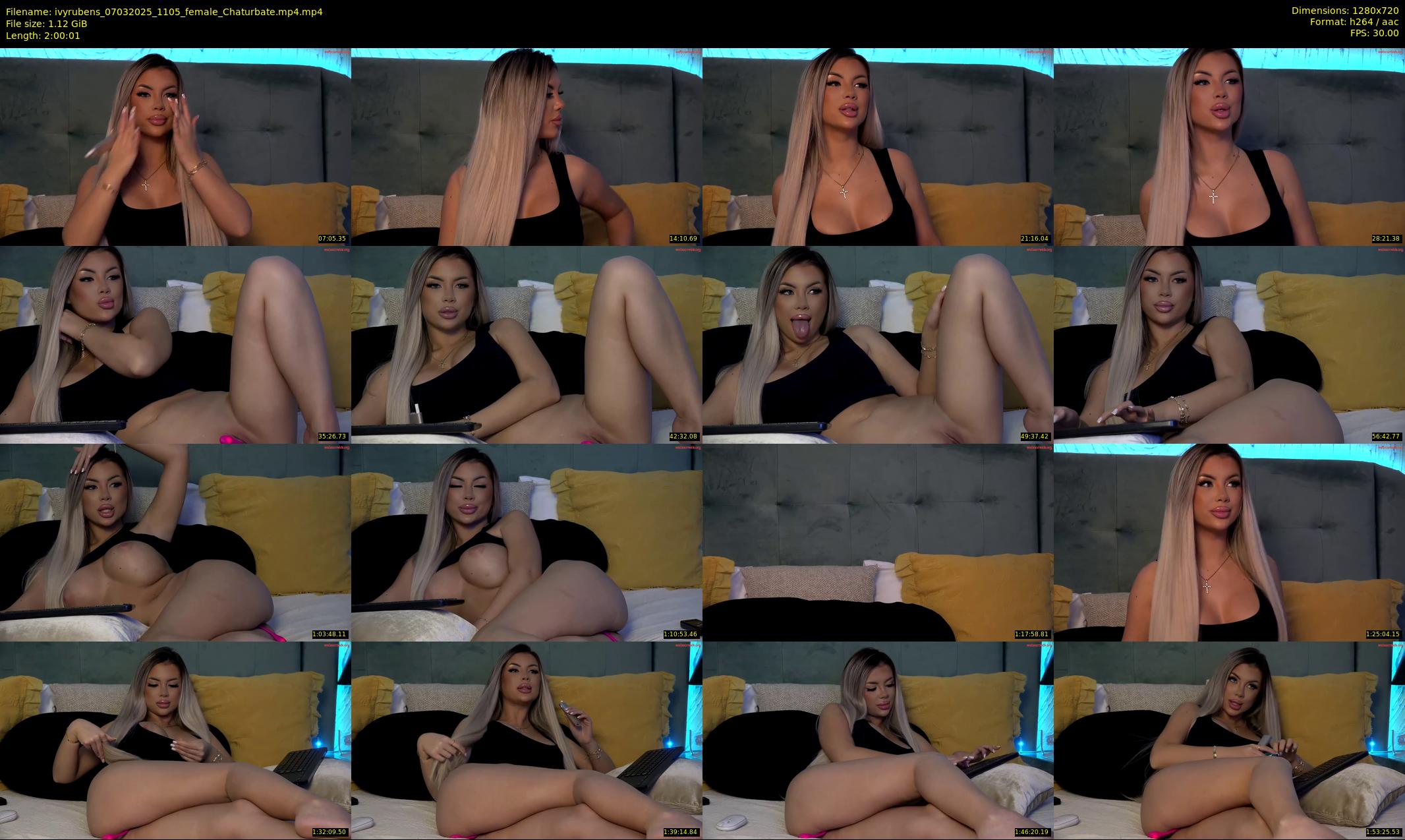 ivyrubens — 121 minute Chaturbate female cam show recording, 720p, Mar 7, 2025