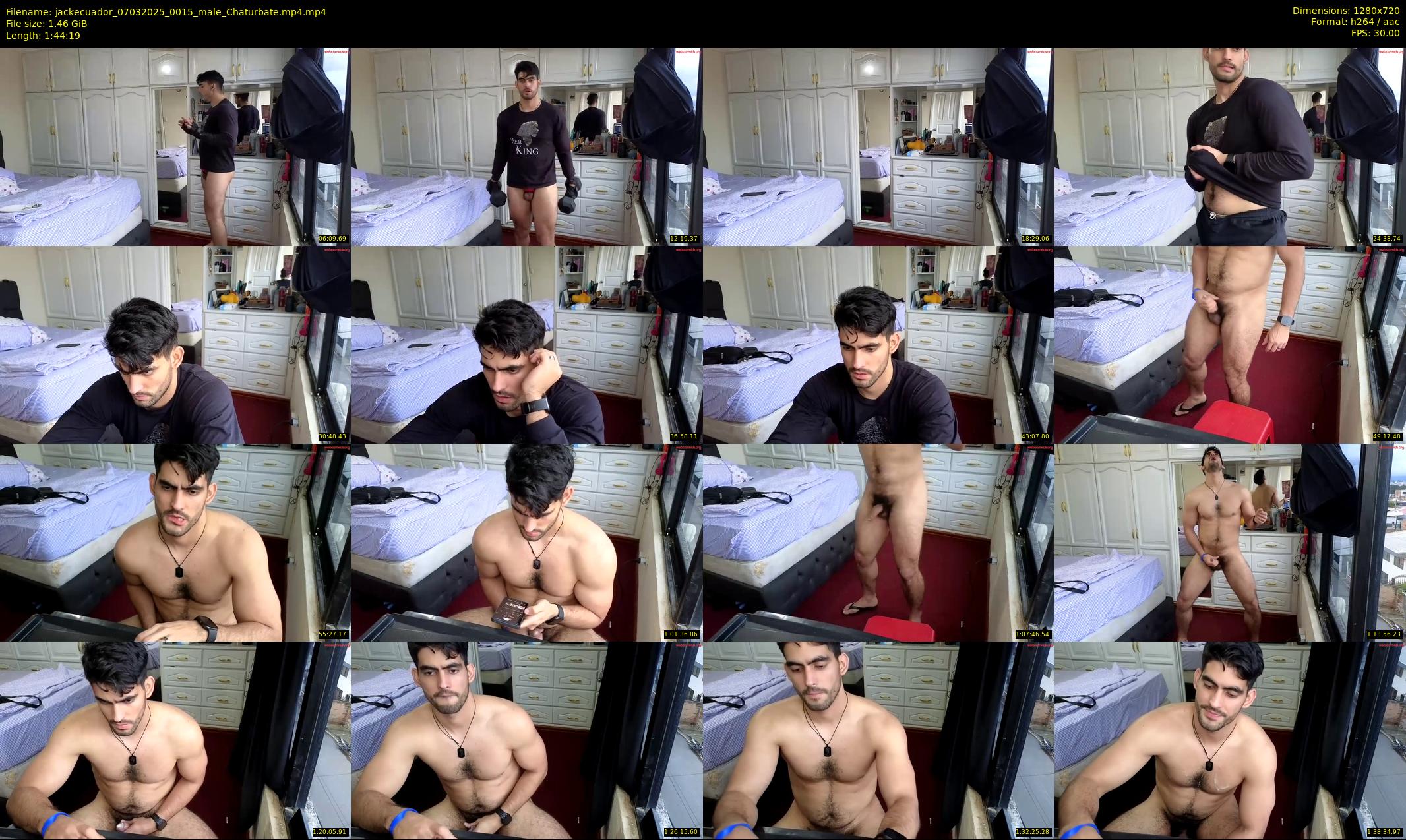 jackecuador — 105 minute Chaturbate male cam show recording, 720p, Mar 7, 2025
