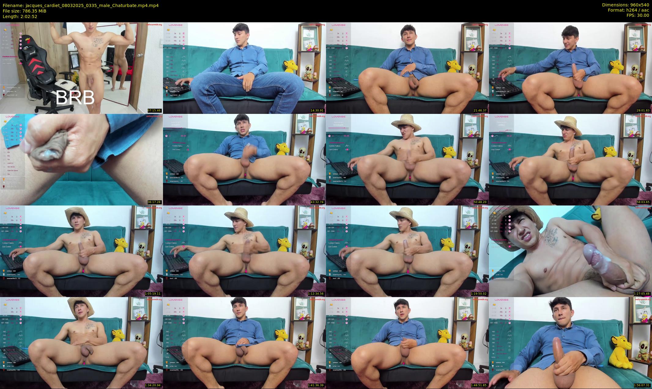 jacques_cardiet — 123 minute Chaturbate male cam show recording, 480p, Mar 8, 2025