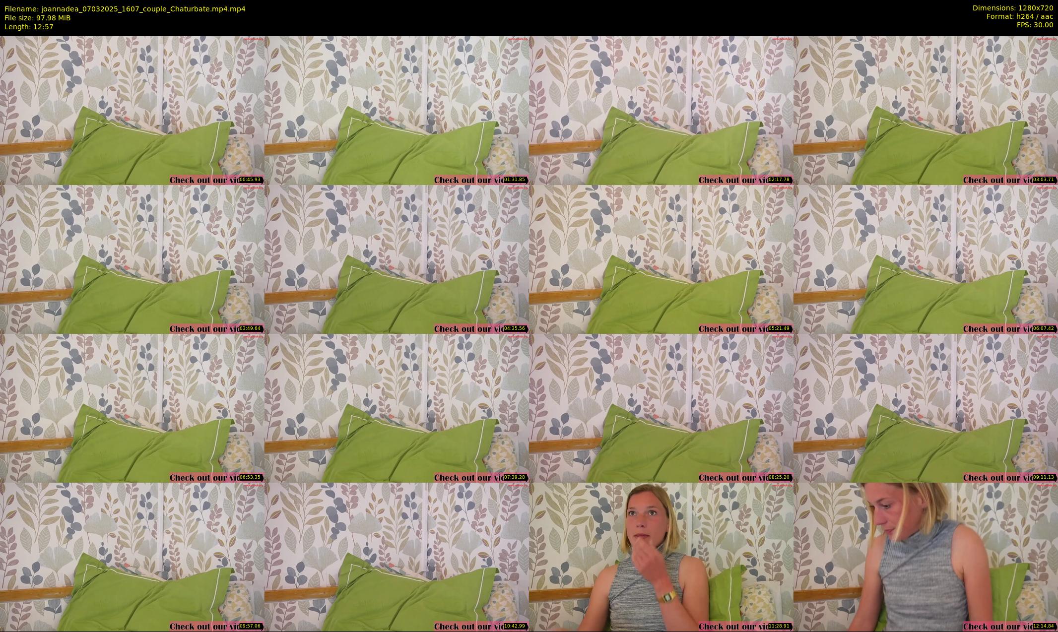 joannadea — 13 minute Chaturbate female cam show recording, 720p, Mar 7, 2025