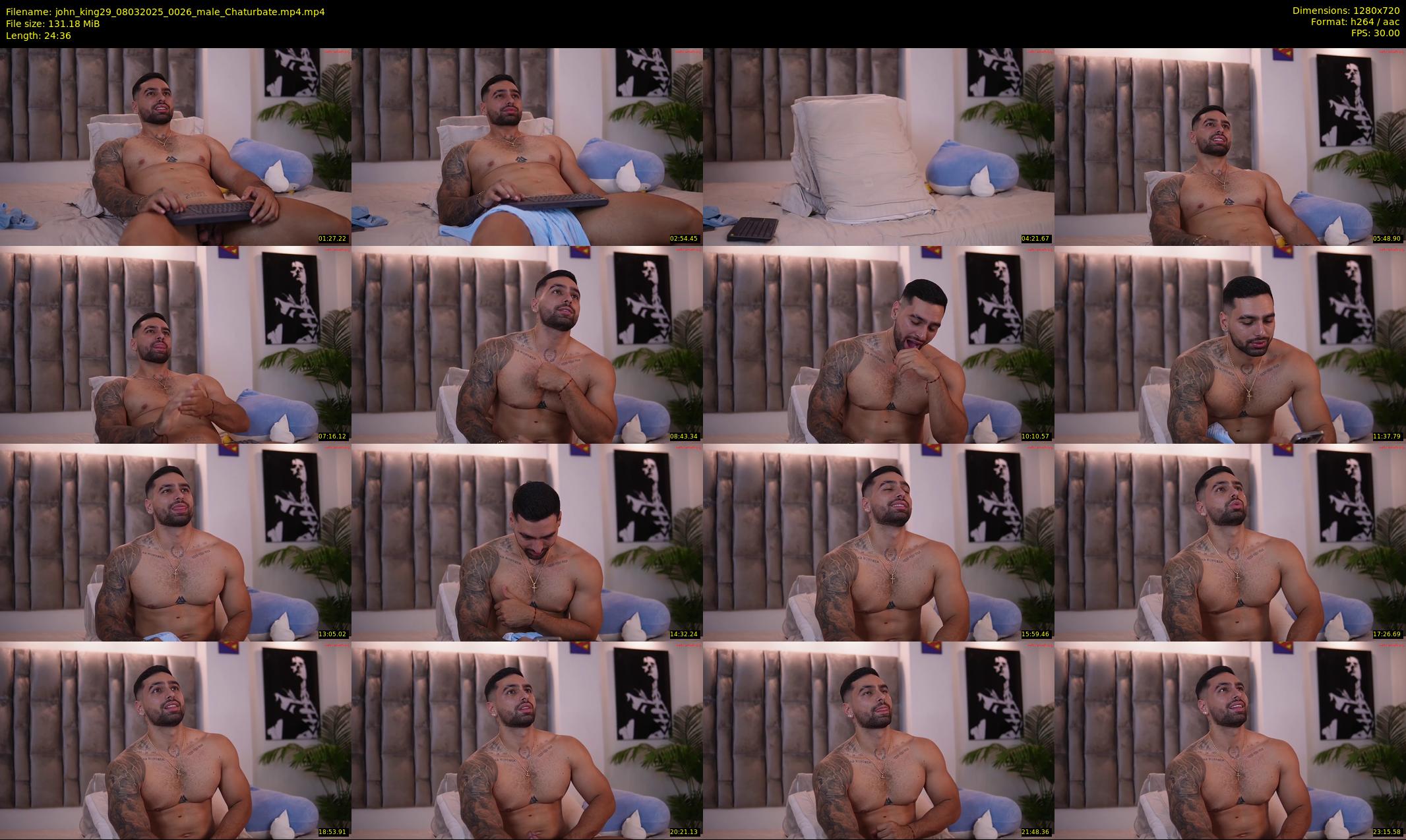 john_king29 — 25 minute Chaturbate male cam show recording, 720p, Mar 8, 2025