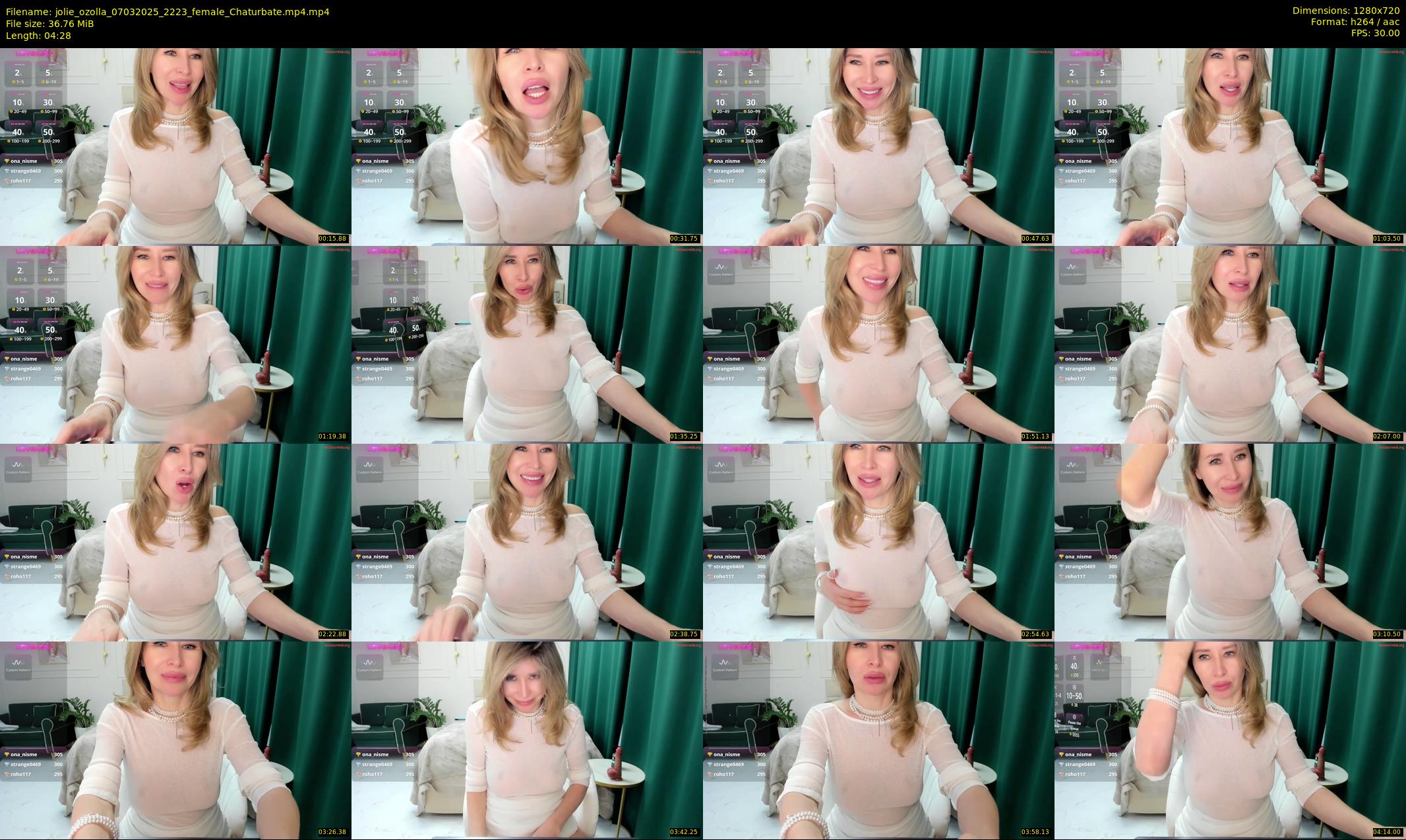 jolie_ozolla — 5 minute Chaturbate female cam show recording, 720p, Mar 7, 2025