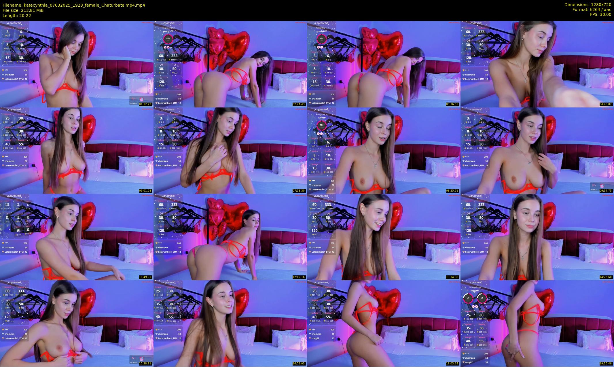 katecynthia — 21 minute Chaturbate female cam show recording, 720p, Mar 7, 2025