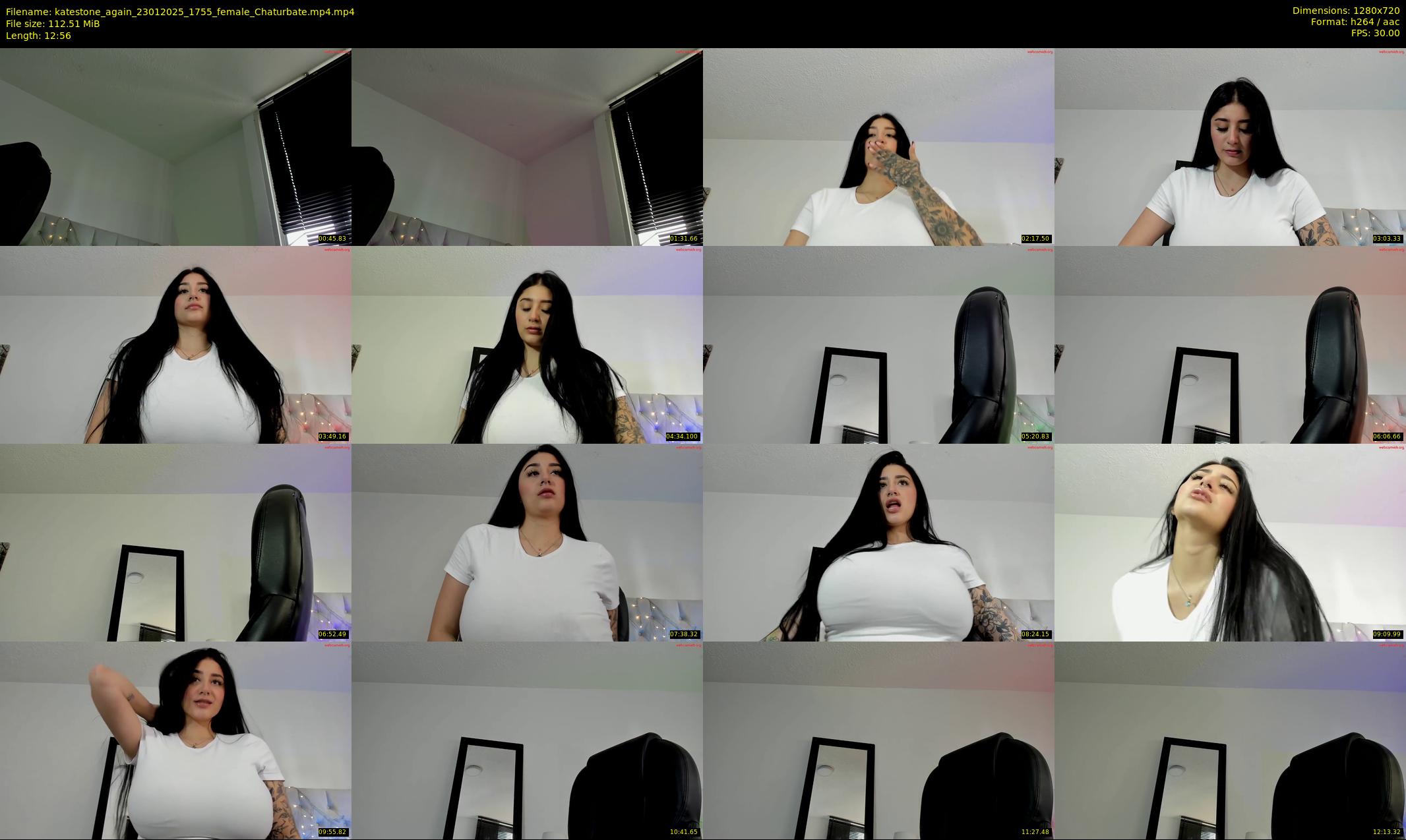 katestone_again — 13 minute Chaturbate female cam show recording, 720p, Jan 23, 2025