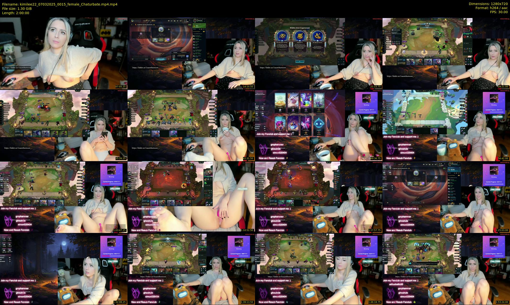 kimilee22 — 120 minute Chaturbate female cam show recording, 720p, Mar 7, 2025