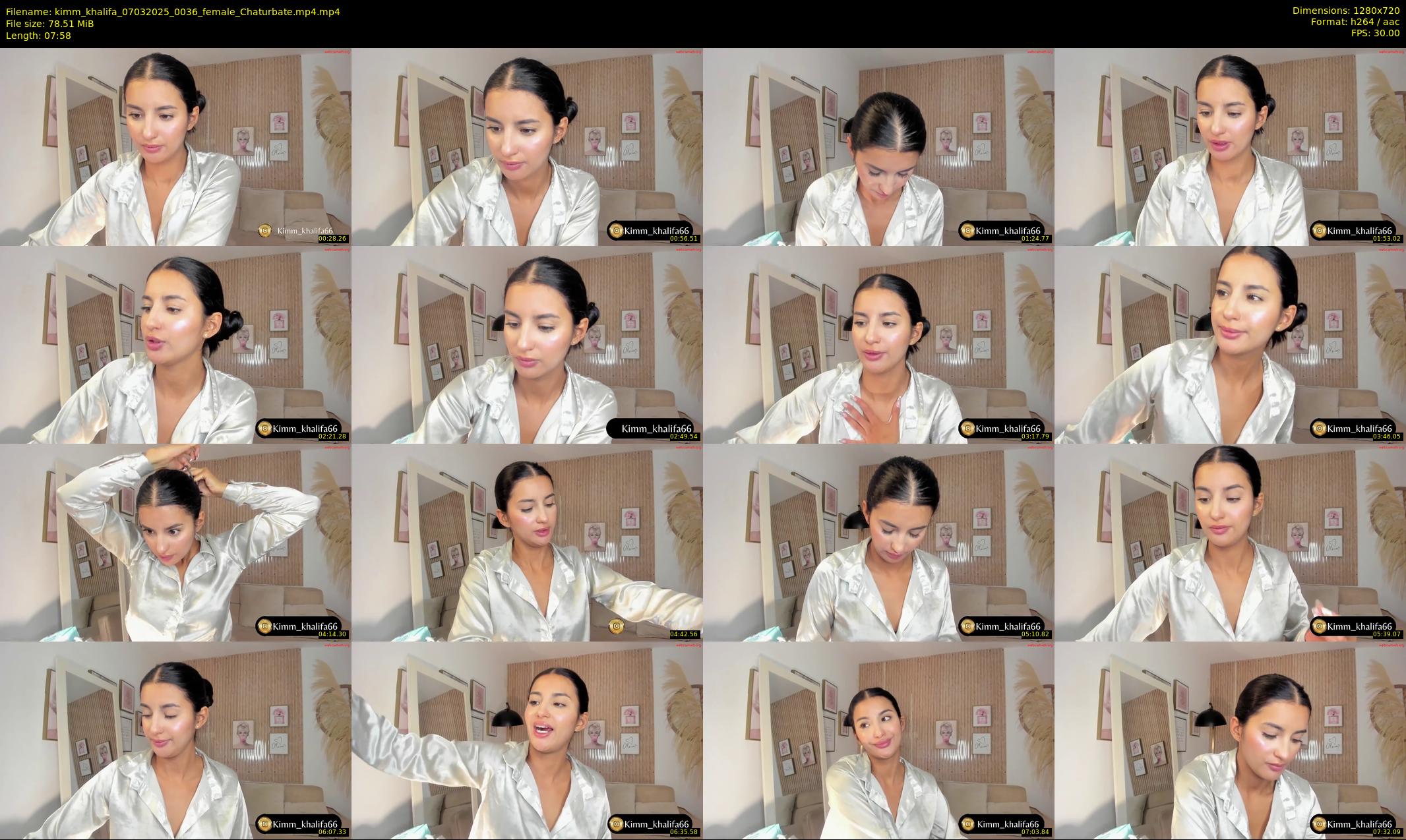 kimm_khalifa — 8 minute Chaturbate female cam show recording, 720p, Mar 7, 2025