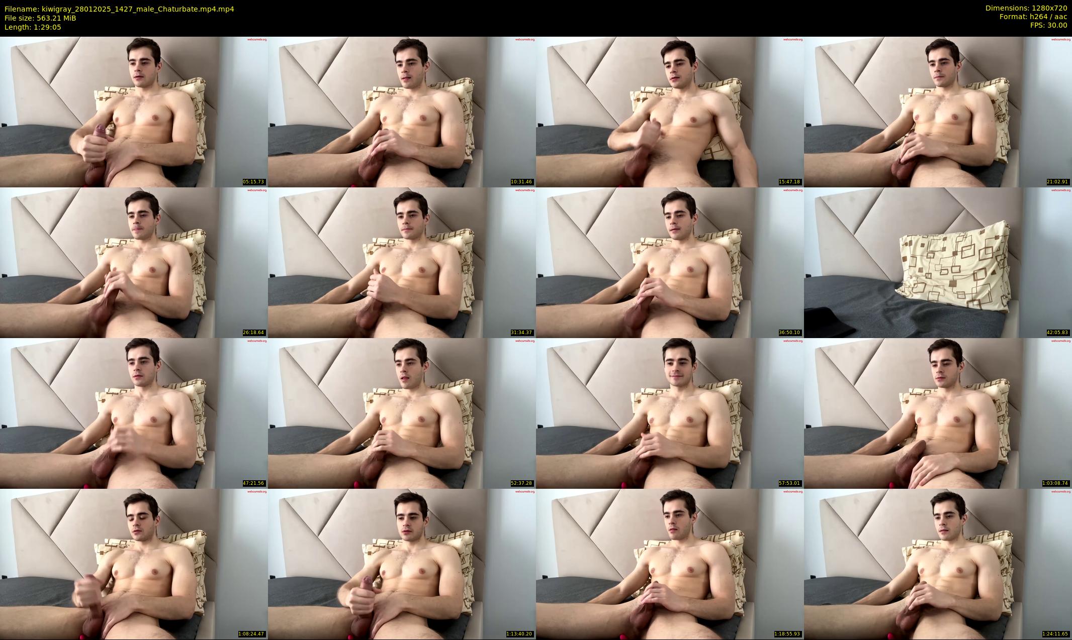 kiwigray — 90 minute Chaturbate male cam show recording, 720p, Jan 28, 2025