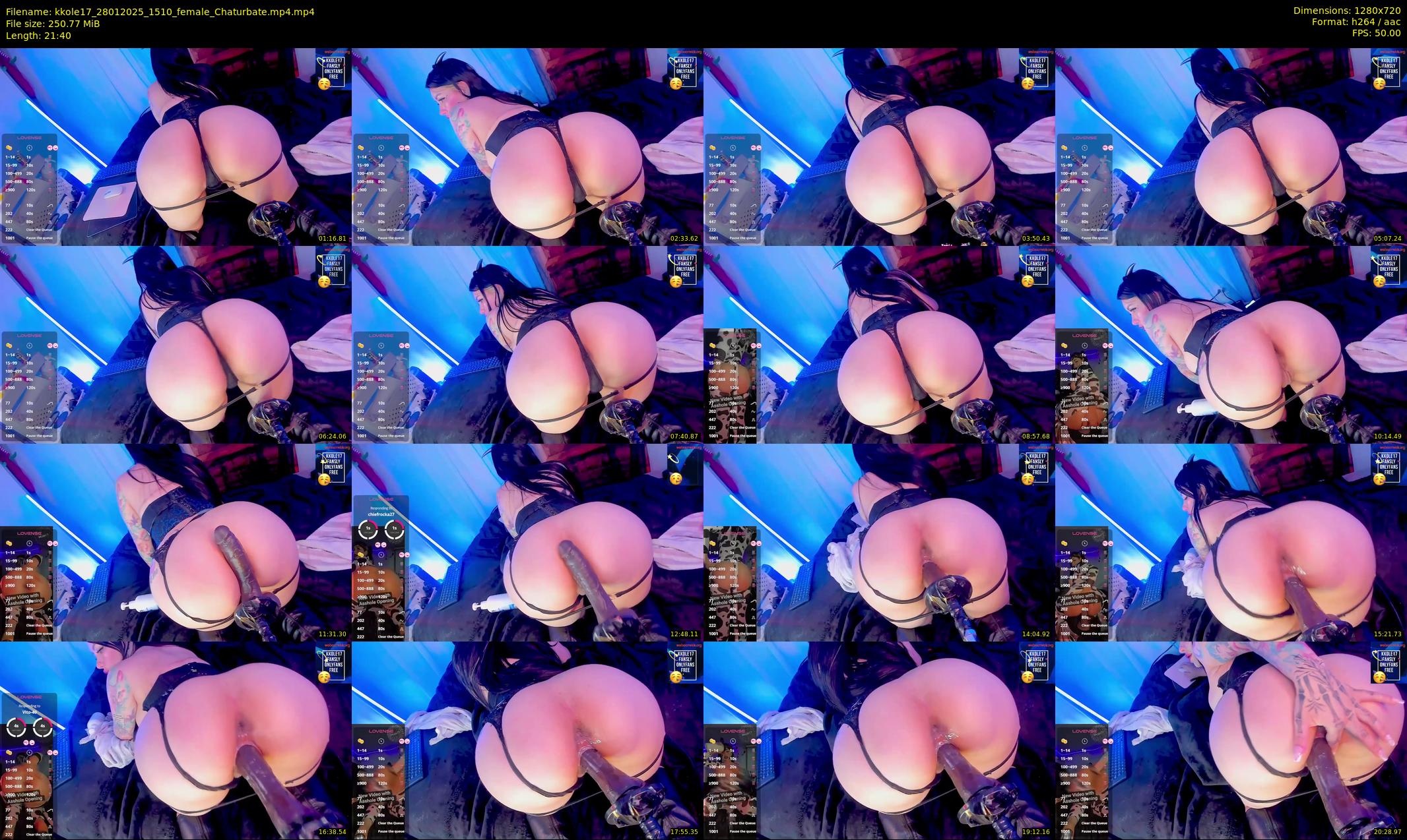 kkole17 — 22 minute Chaturbate female cam show recording, 720p, Jan 28, 2025