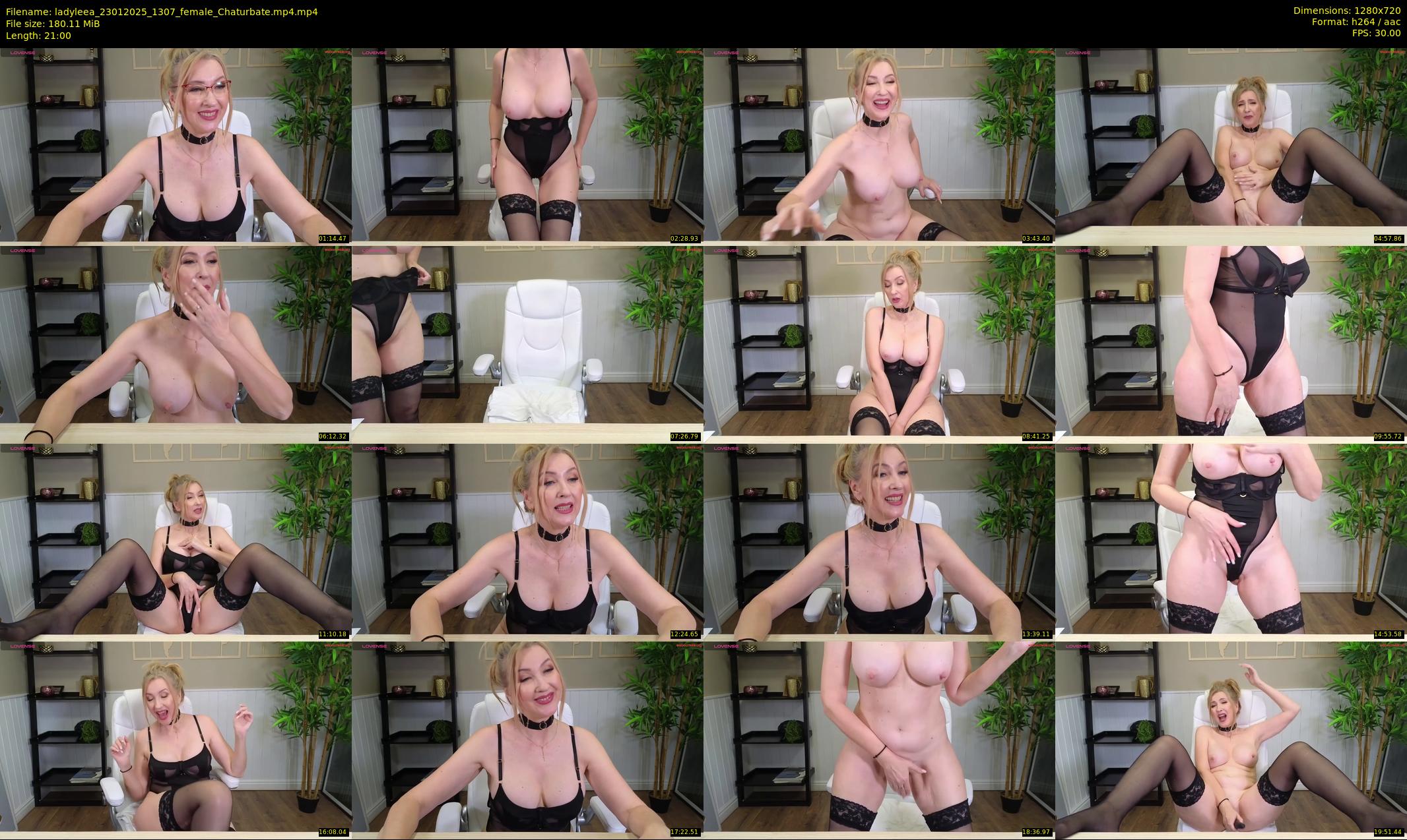 ladyleea — 21 minute Chaturbate female cam show recording, 720p, Jan 23, 2025