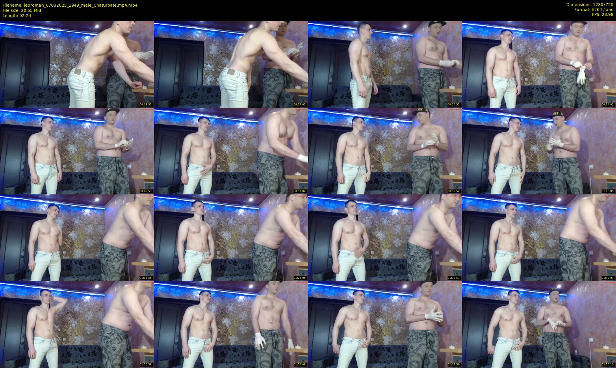 leoroman — 3 minute Chaturbate male cam show recording, 720p, Mar 7, 2025