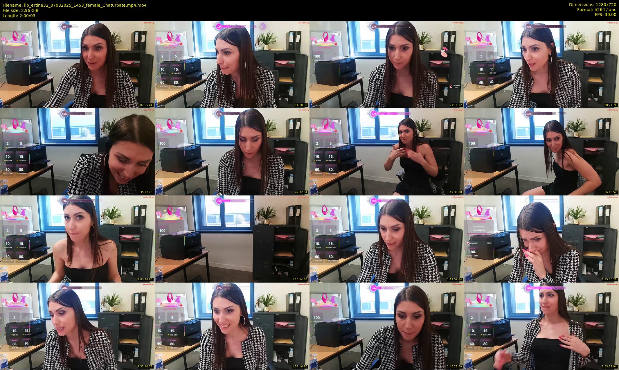 lib_ertine32 — 121 minute Chaturbate female cam show recording, 720p, Mar 7, 2025