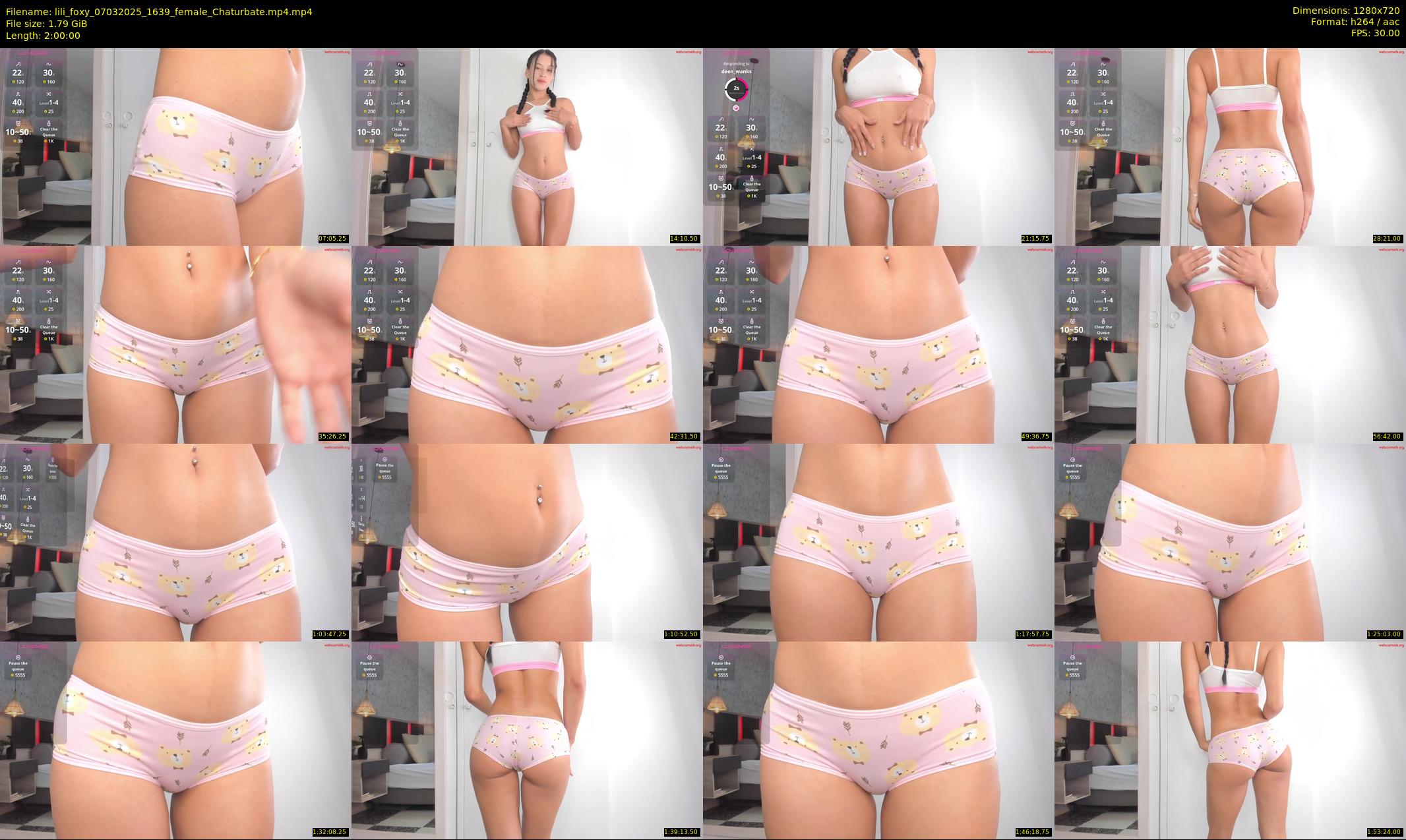 lili_foxy — 120 minute Chaturbate female cam show recording, 720p, Mar 7, 2025