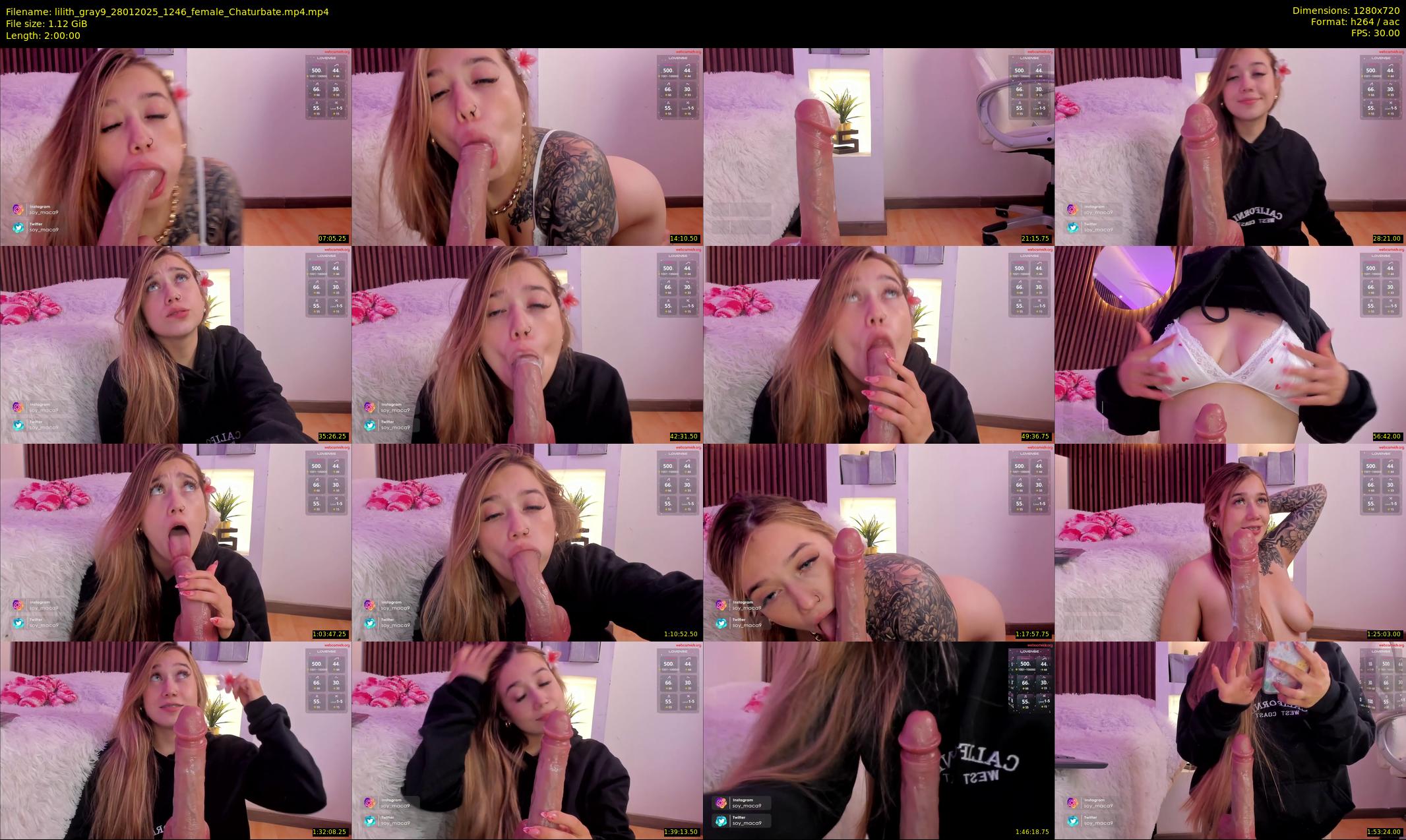 lilith_gray9 — 120 minute Chaturbate female cam show recording, 720p, Jan 28, 2025