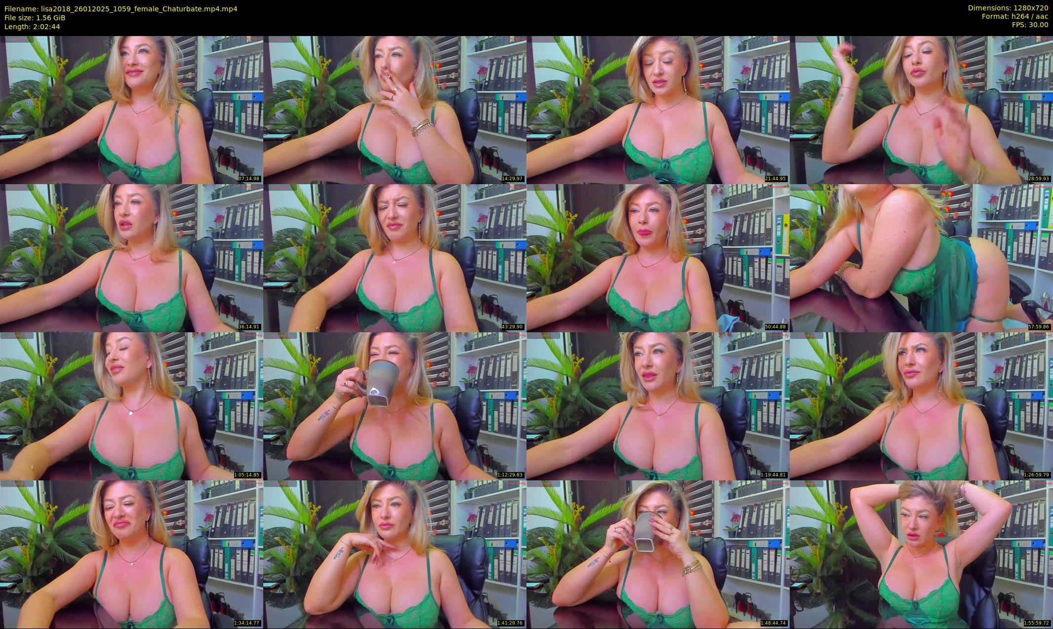 lisa2018 — 123 minute Chaturbate female cam show recording, 720p, Jan 26, 2025