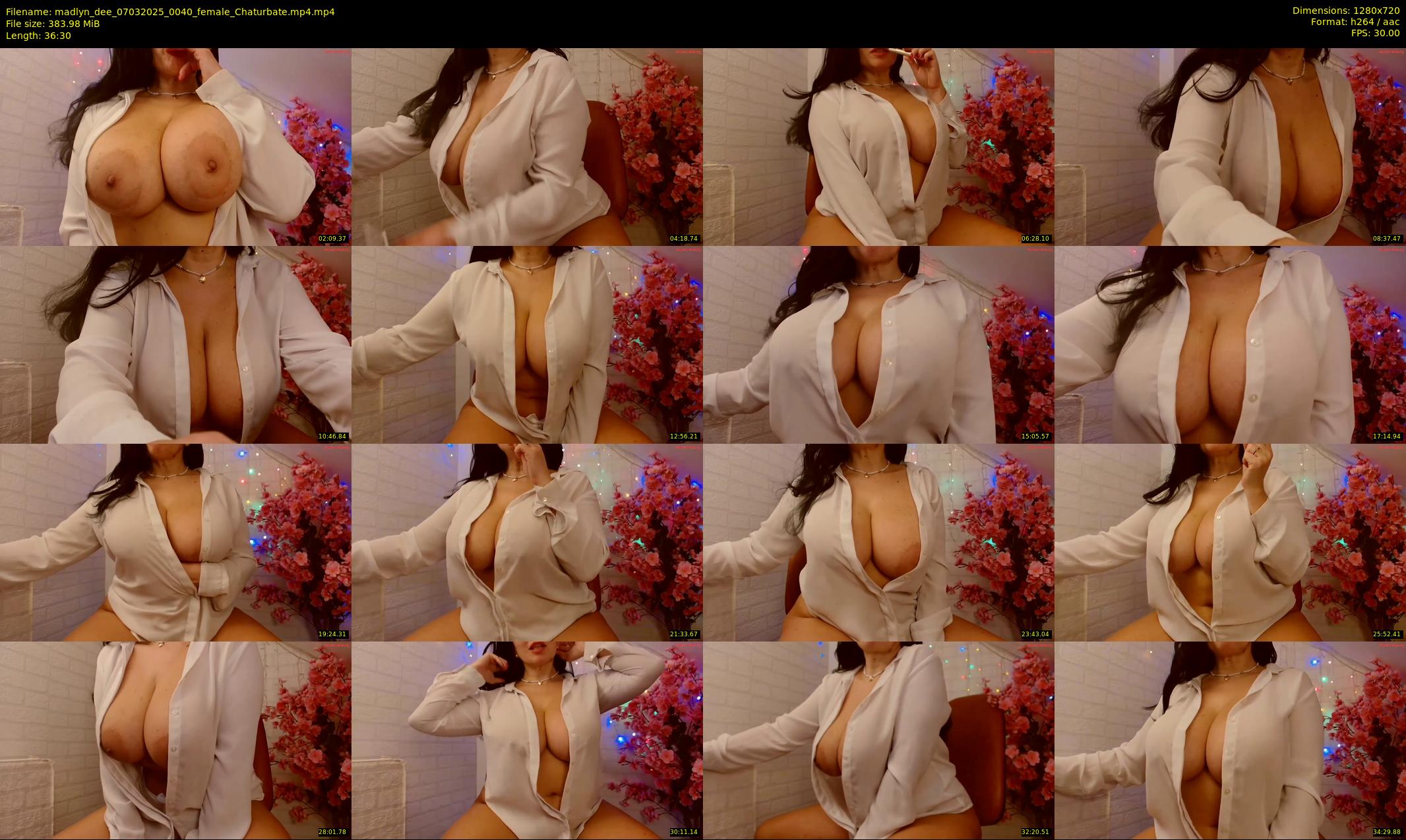 madlyn_dee — 37 minute Chaturbate female cam show recording, 720p, Mar 7, 2025