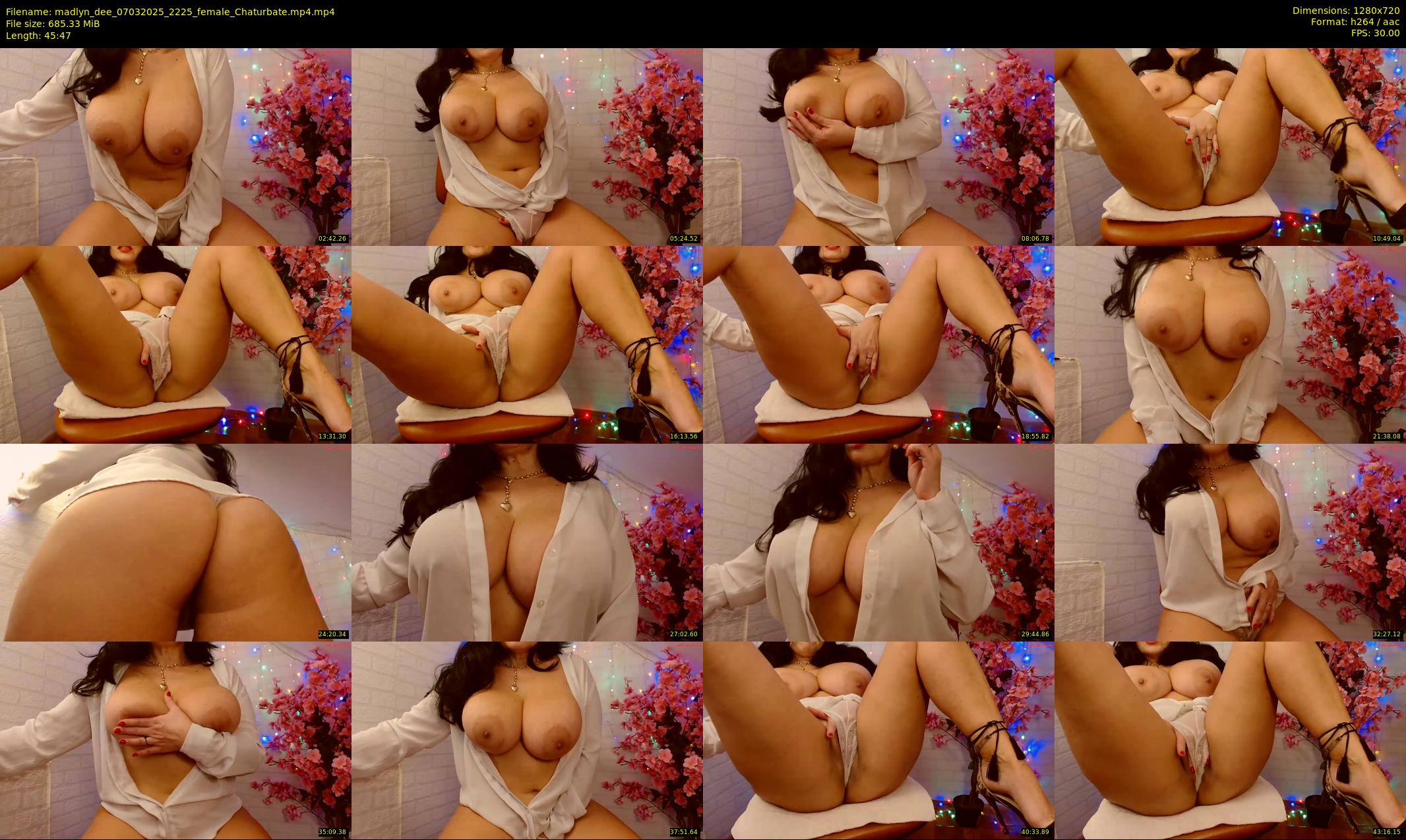 madlyn_dee — 46 minute Chaturbate female cam show recording, 720p, Mar 7, 2025