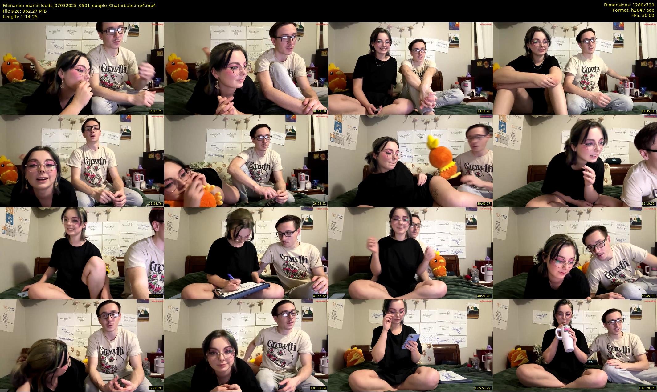 mamiclouds — 75 minute Chaturbate female cam show recording, 720p, Mar 7, 2025