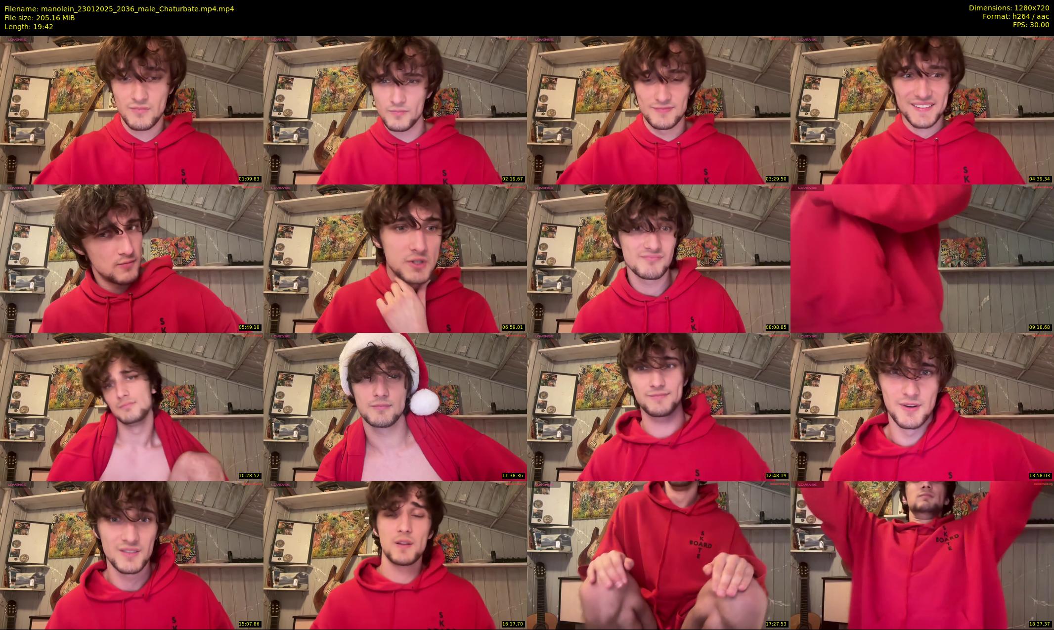 manolein — 20 minute Chaturbate male cam show recording, 720p, Jan 23, 2025