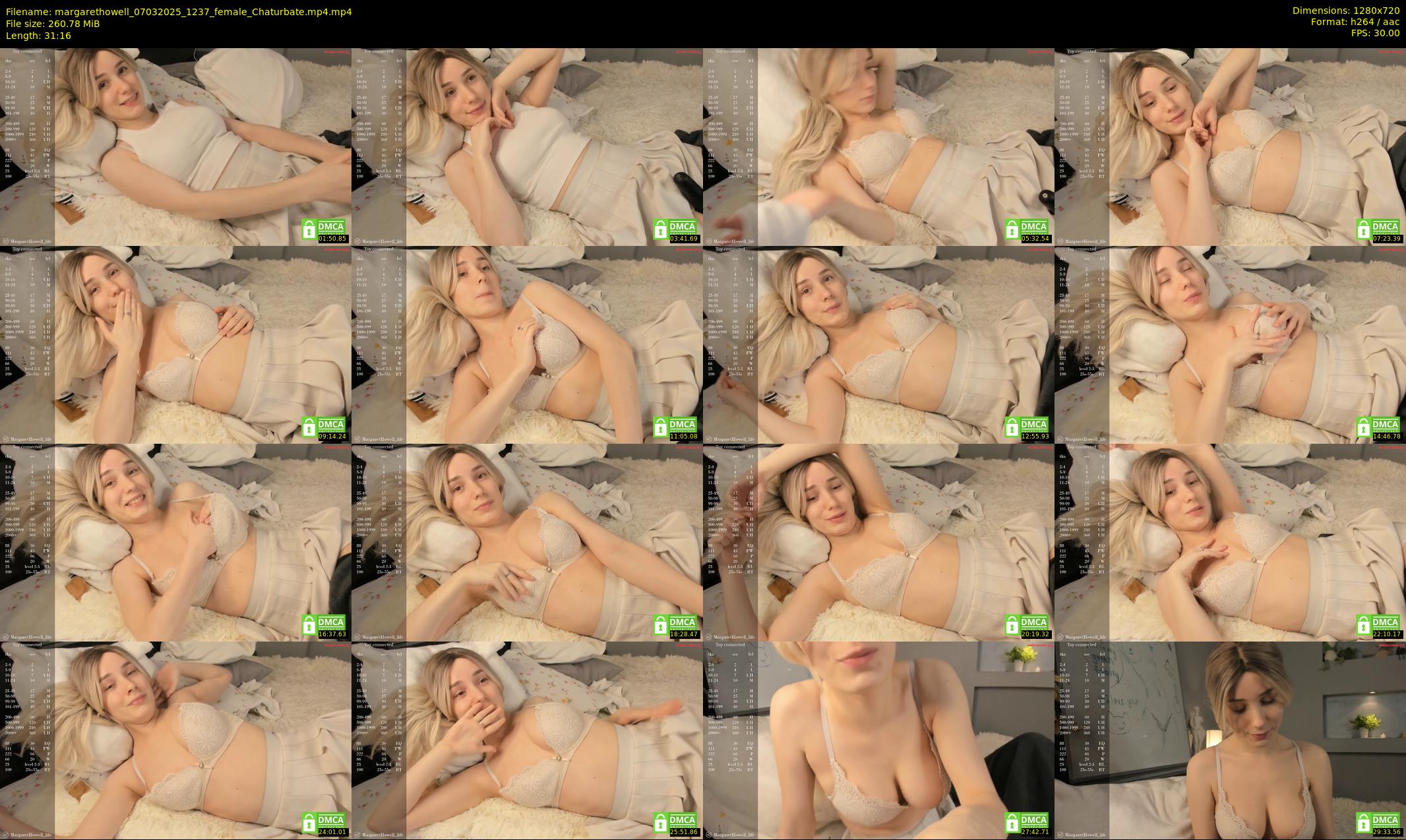 margarethowell — 32 minute Chaturbate female cam show recording, 720p, Mar 7, 2025