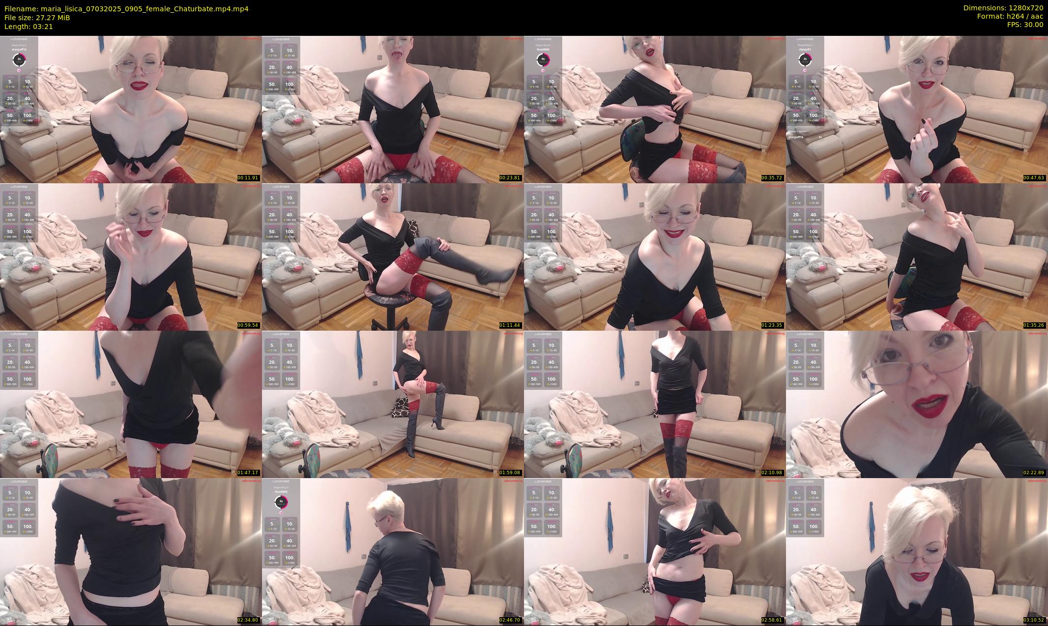 maria_lisica — 4 minute Chaturbate female cam show recording, 720p, Mar 7, 2025
