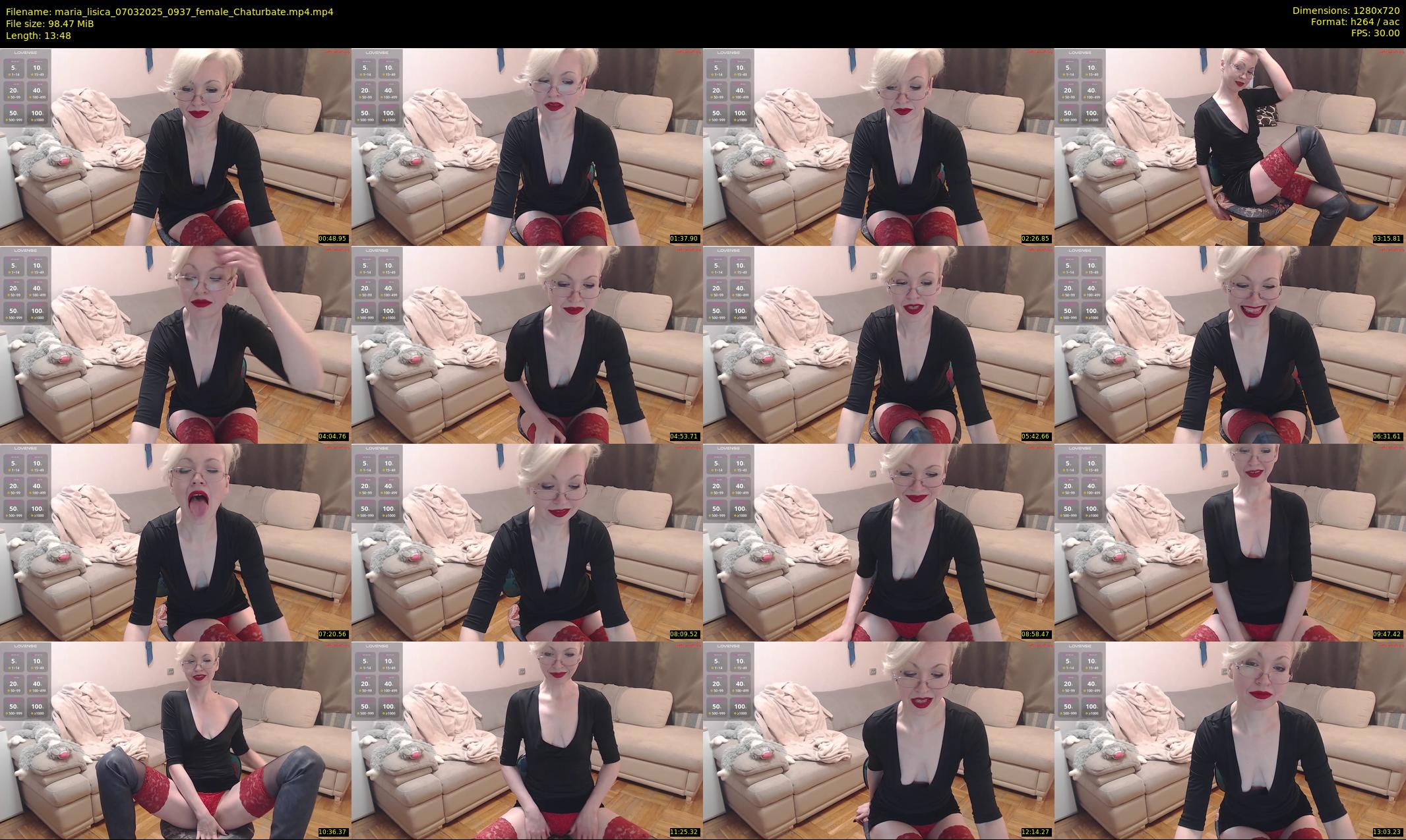 maria_lisica — 14 minute Chaturbate female cam show recording, 720p, Mar 7, 2025