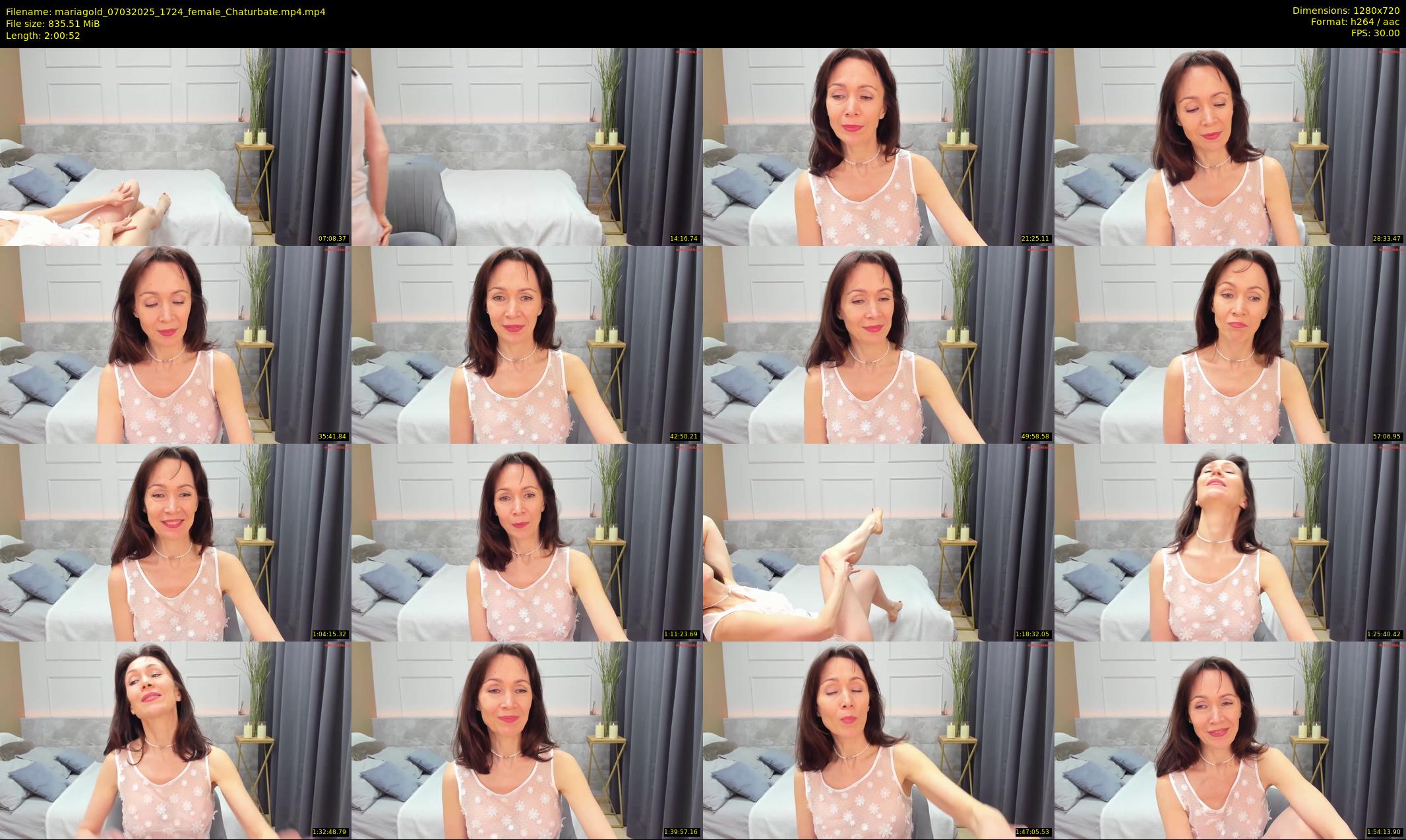 mariagold — 121 minute Chaturbate female cam show recording, 720p, Mar 7, 2025