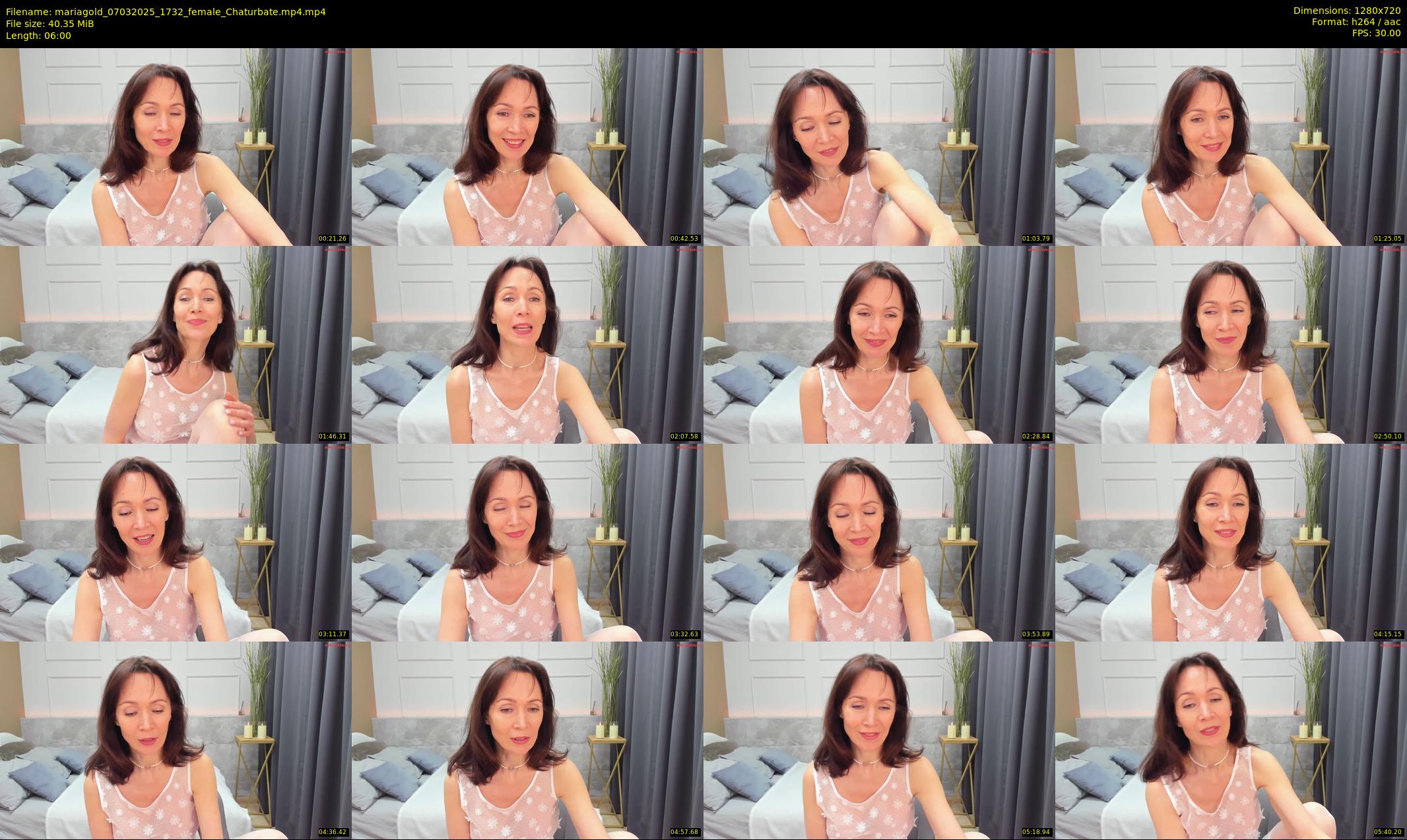 mariagold — 6 minute Chaturbate female cam show recording, 720p, Mar 7, 2025